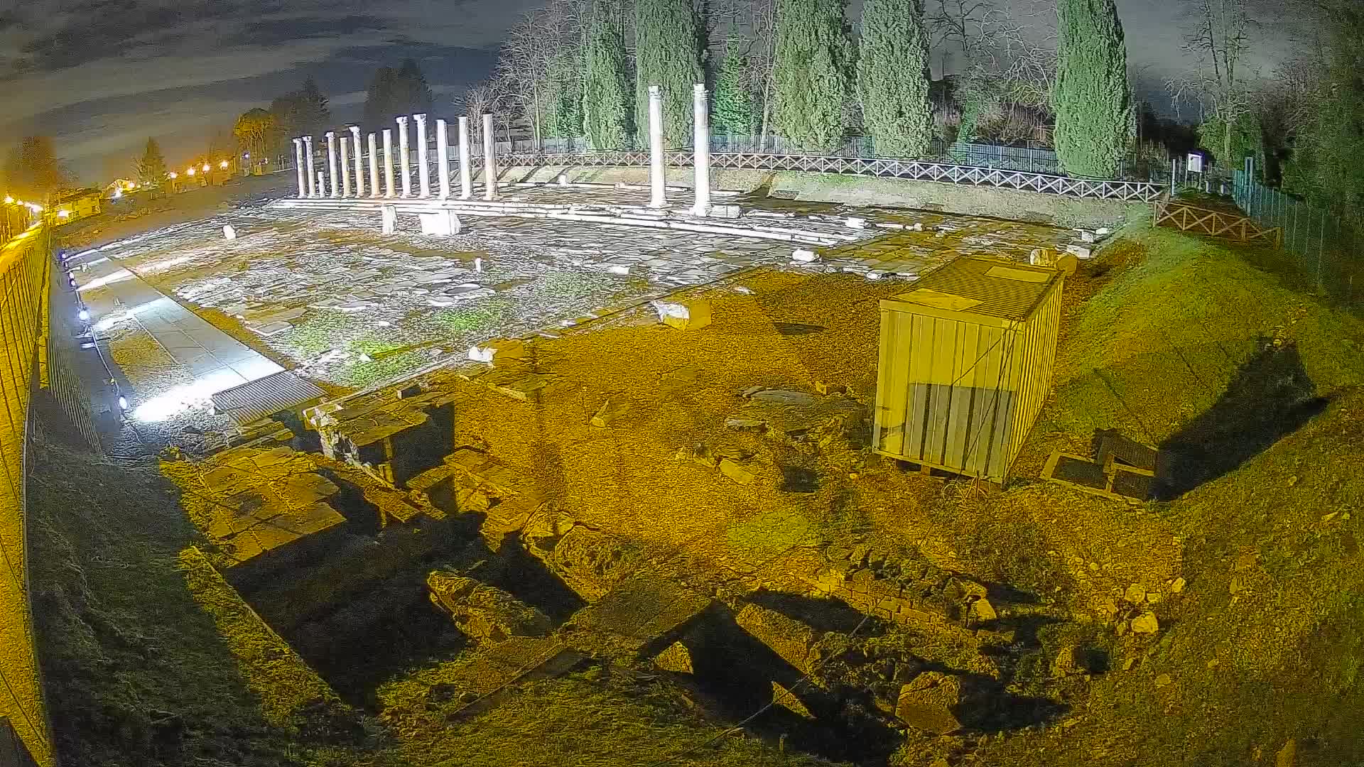 Webcam Foro Romano di Aquileia – Live View of the Ancient Roman Forum