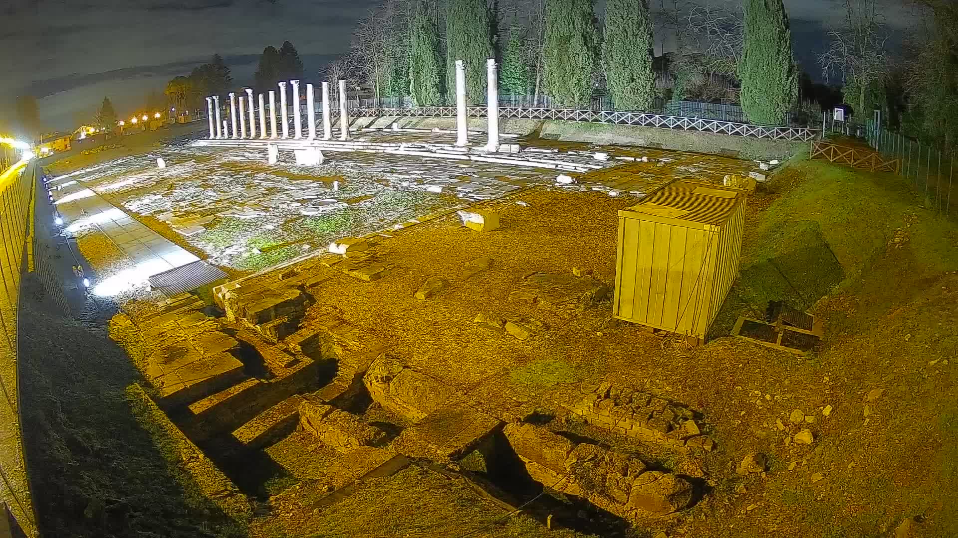 Webcam Forum Romanum von Aquileia – Liveblick auf das antike Zentrum