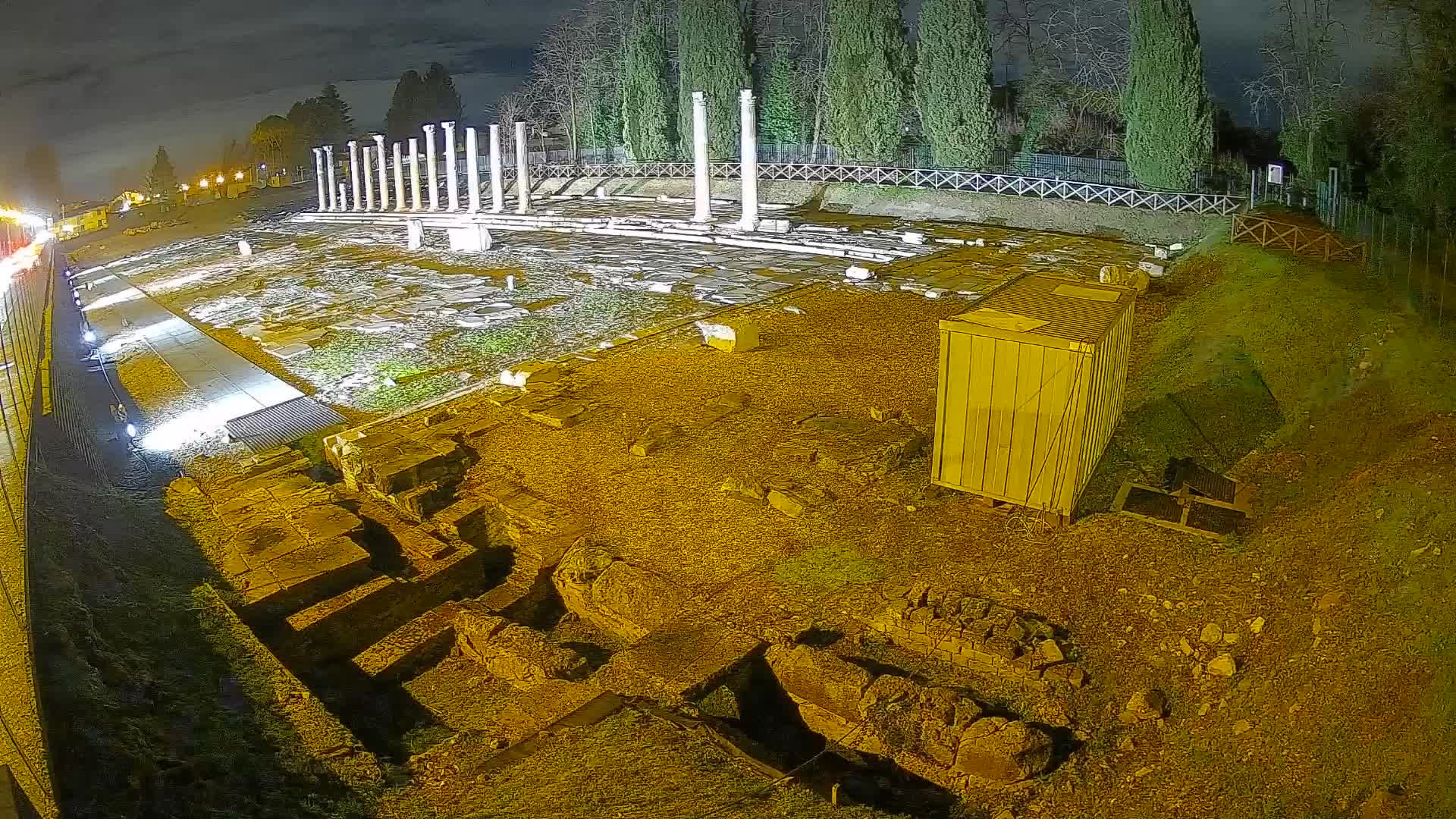 Webcam Foro Romano di Aquileia – Live View of the Ancient Roman Forum