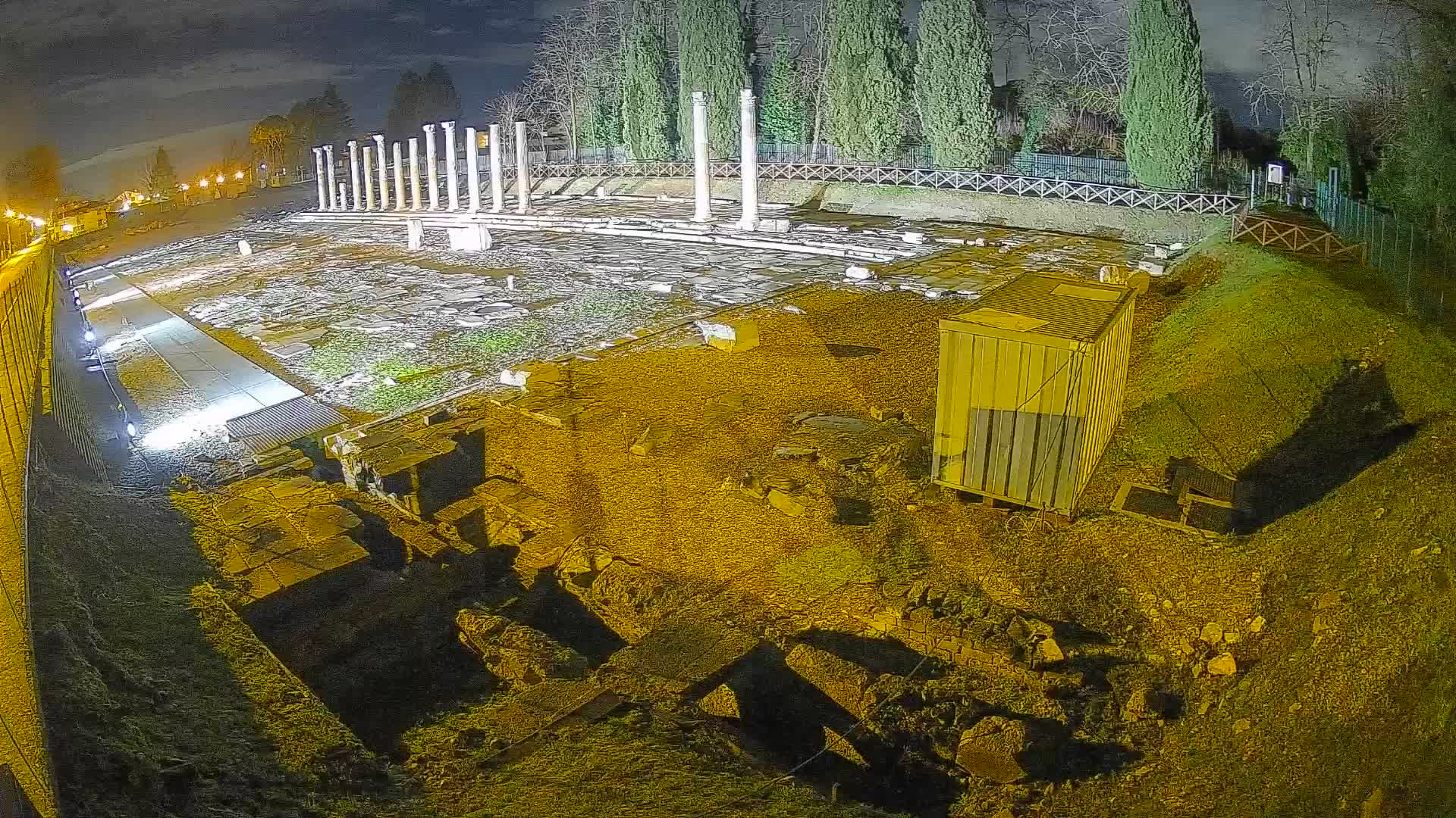 Webcam Forum Romanum von Aquileia – Liveblick auf das antike Zentrum