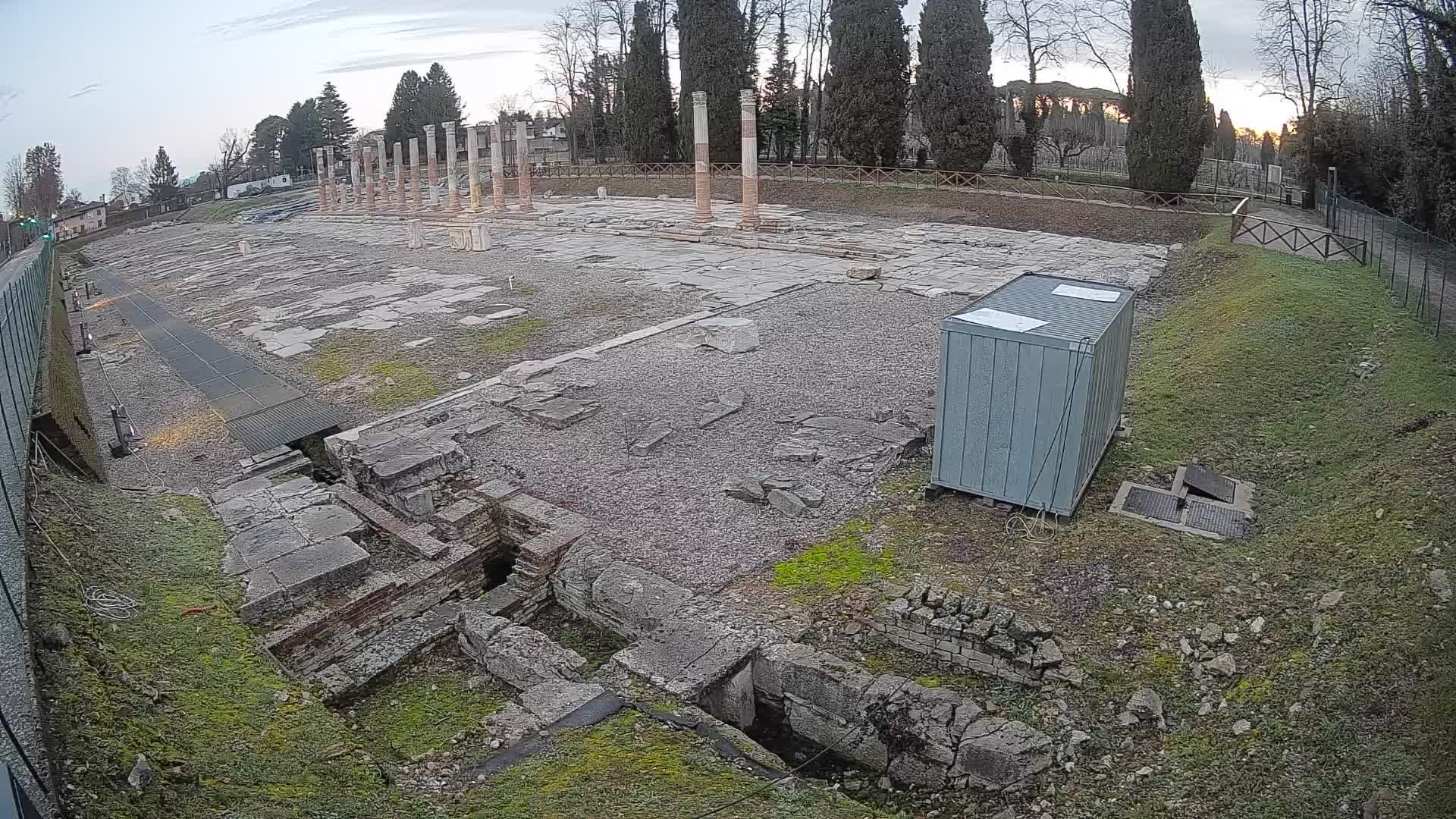 Webcam Foro Romano di Aquileia – Live View of the Ancient Roman Forum