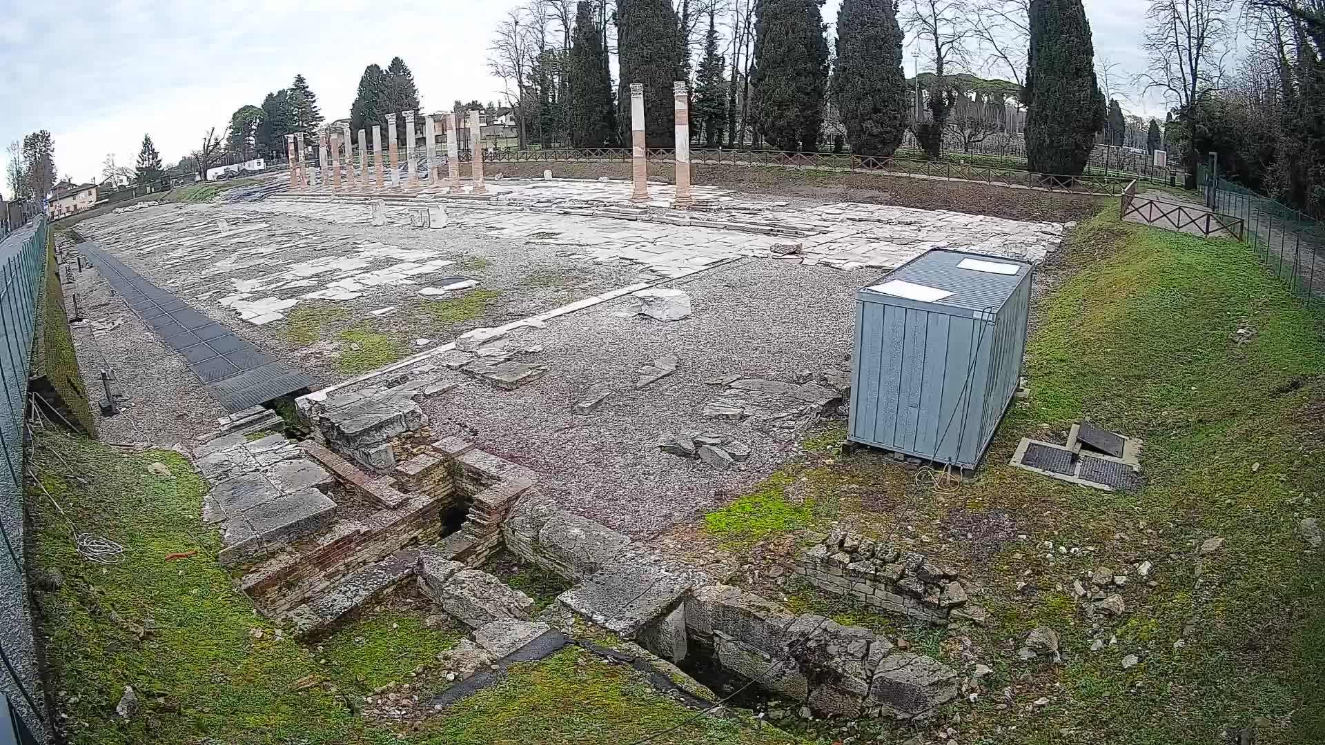 Webcam Foro Romano de Aquileia – Vista en vivo del Foro Romano