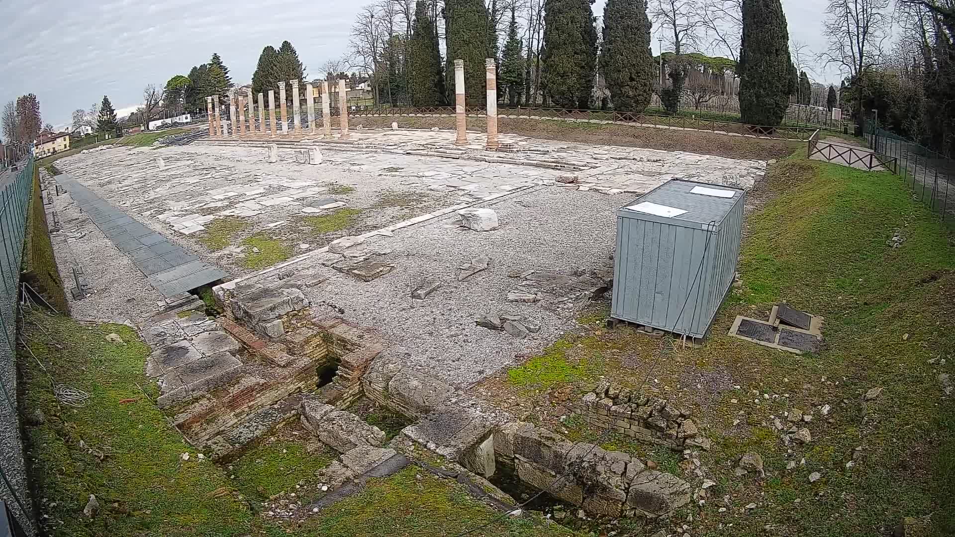 Webcam Forum Romanum von Aquileia – Liveblick auf das antike Zentrum