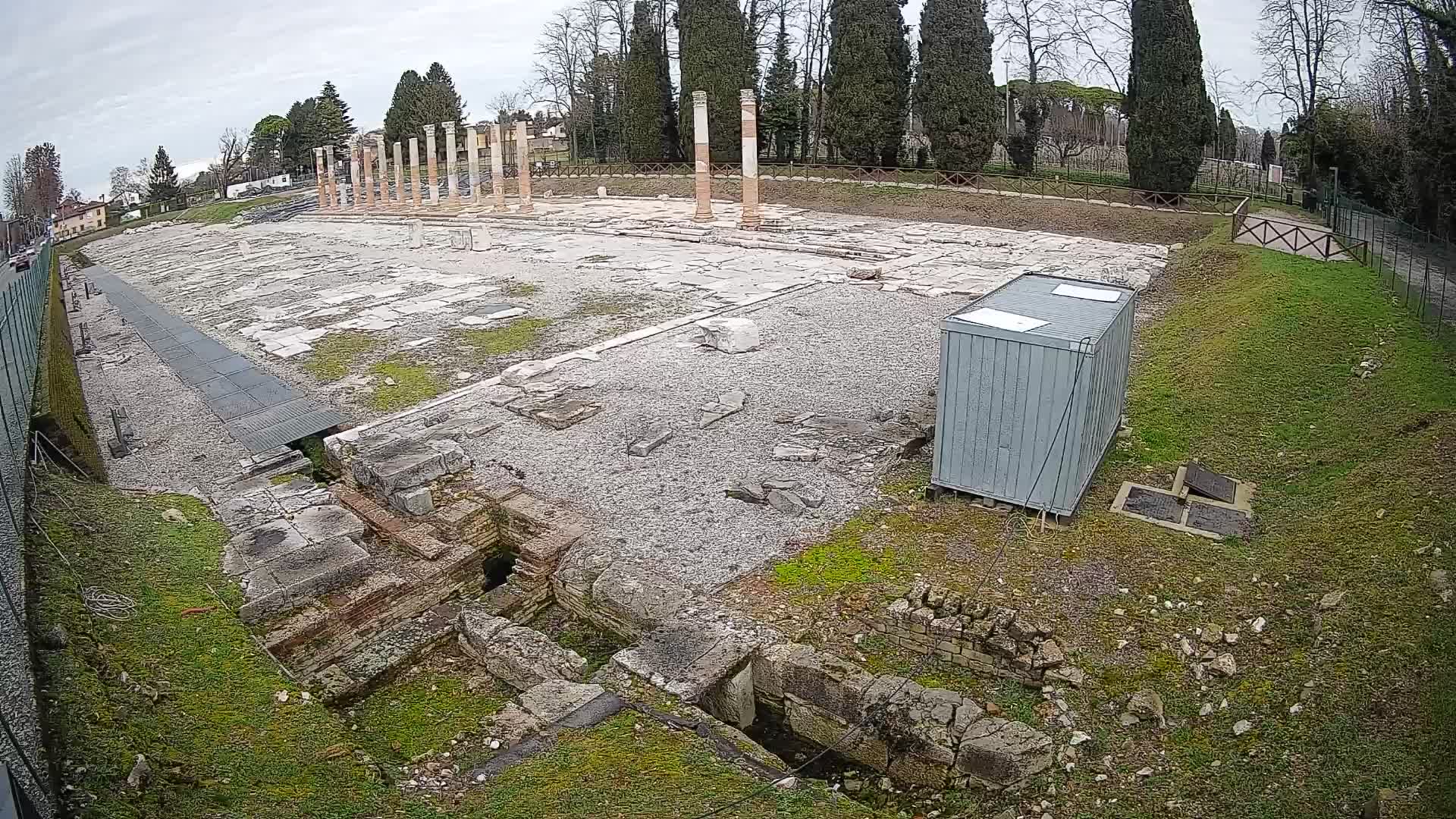 Webcam Forum Romanum von Aquileia – Liveblick auf das antike Zentrum
