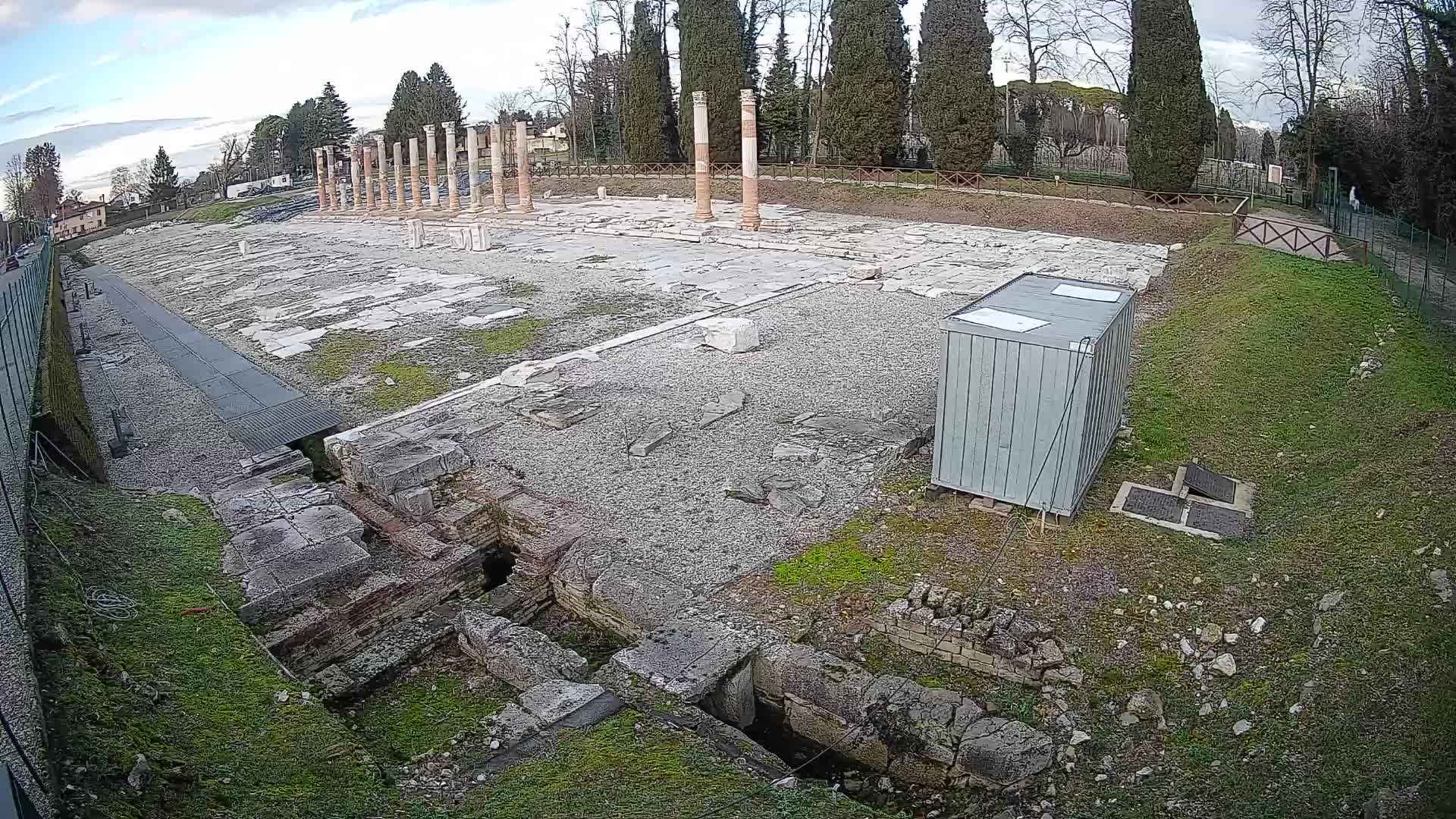 Webcam du Forum Romain d’Aquilée – Vue en direct du site antique