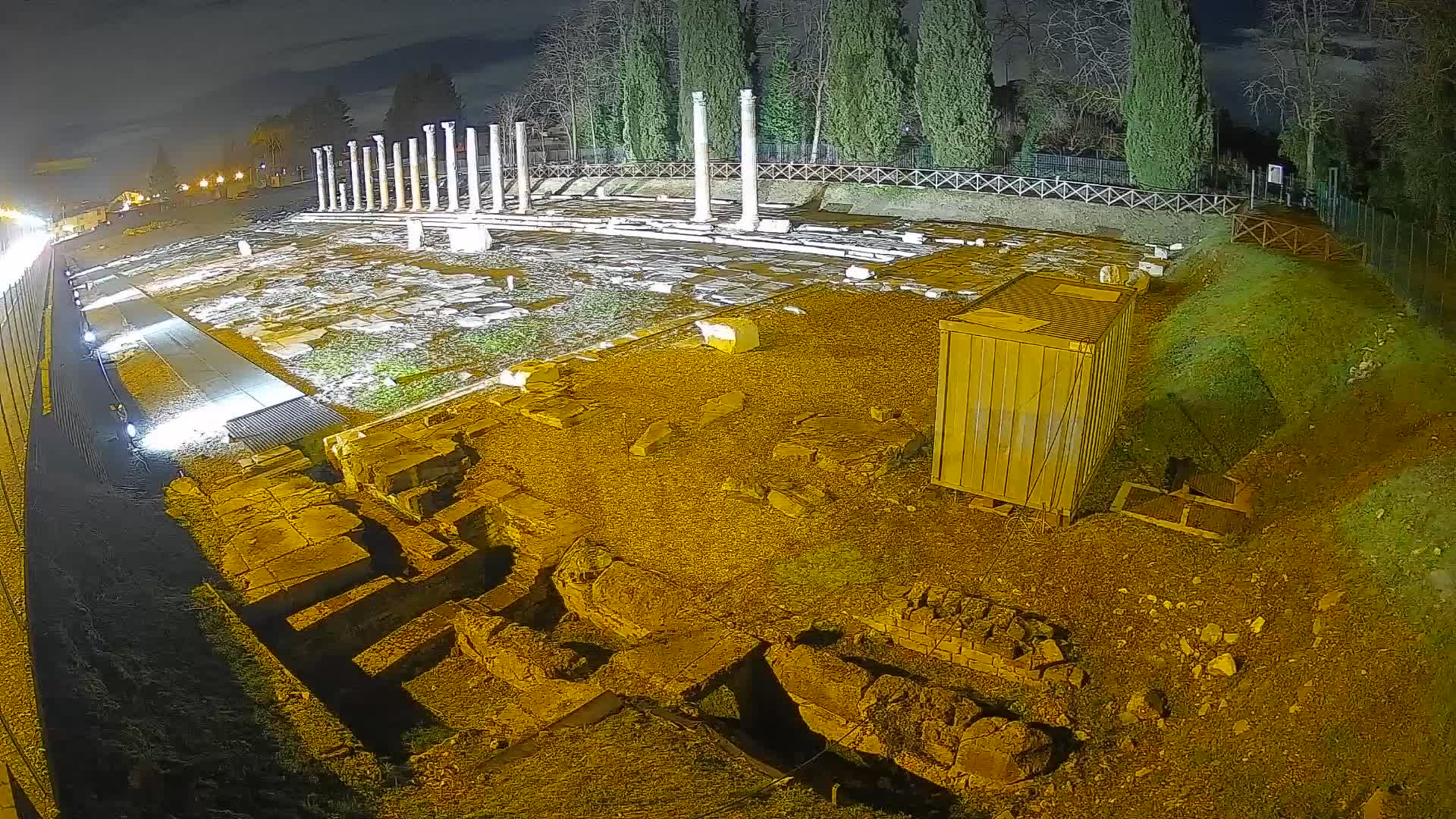 Web kamera Forum Akvileje – Pogled uživo na rimski forum