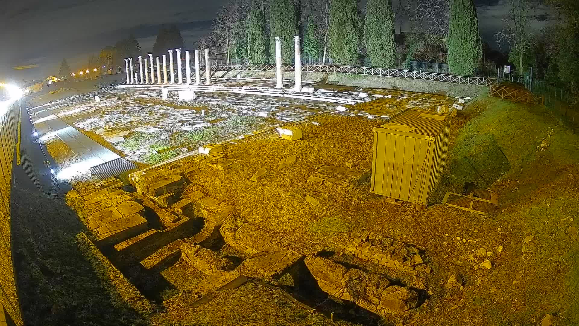 Webcam Foro Romano di Aquileia – Live View of the Ancient Roman Forum
