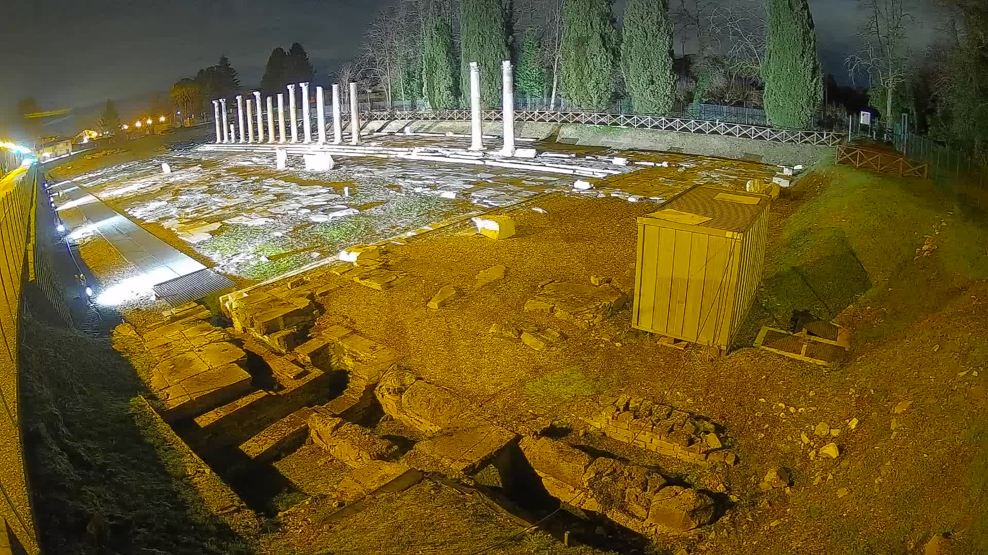 Webcam du Forum Romain d’Aquilée – Vue en direct du site antique