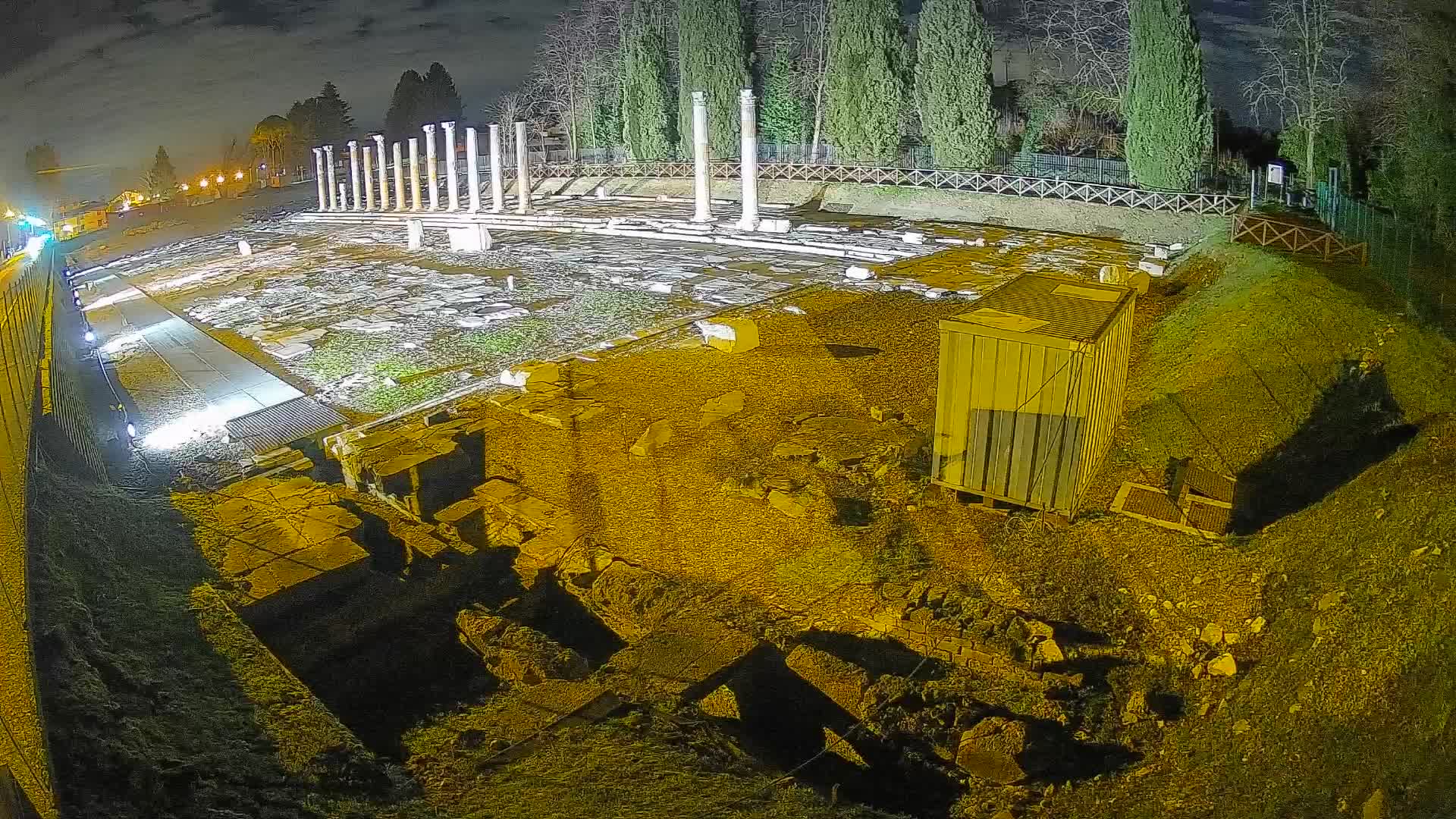 Webcam Foro Romano di Aquileia – Live View of the Ancient Roman Forum