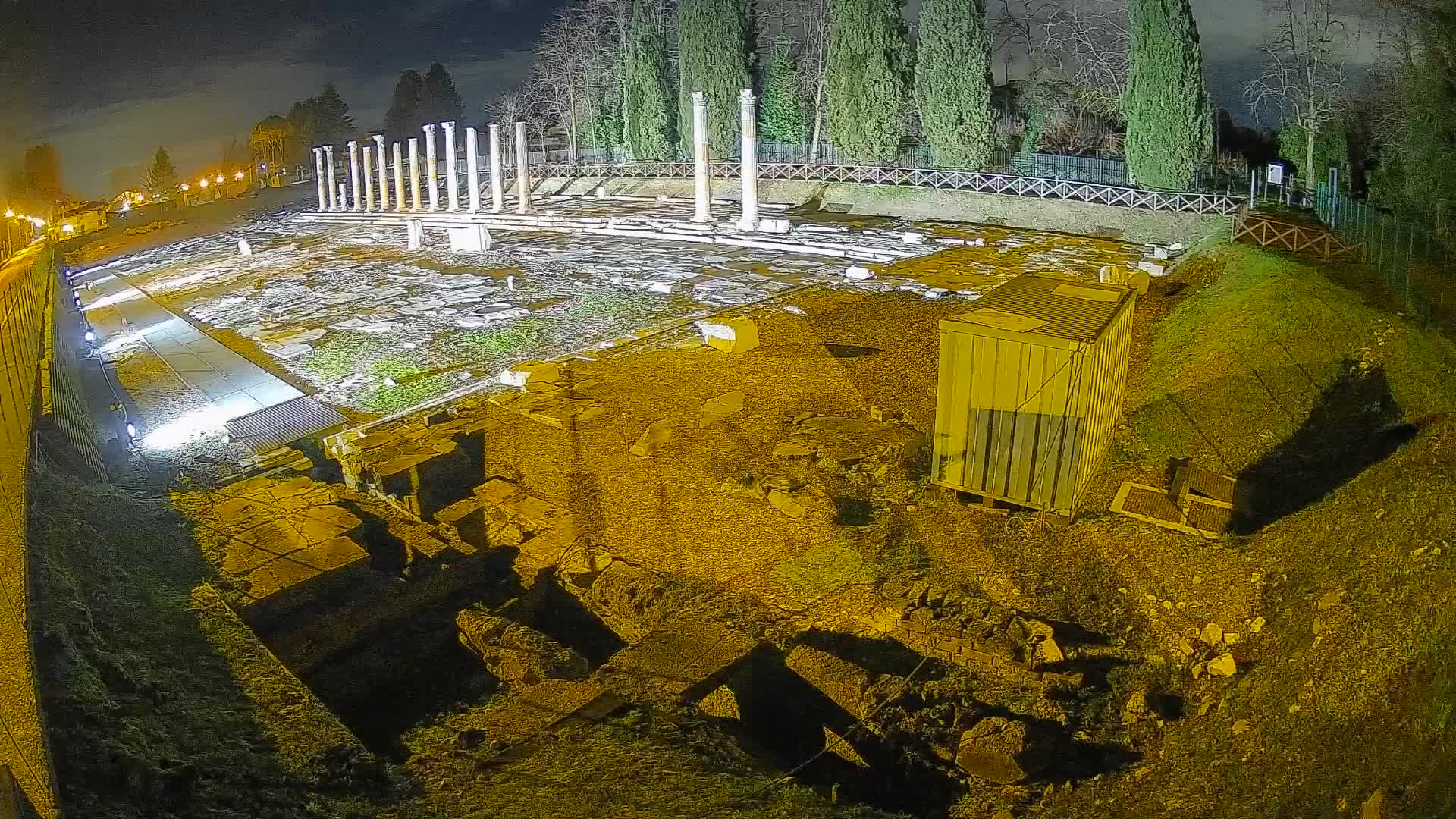 Webcam Foro Romano di Aquileia – Live View of the Ancient Roman Forum