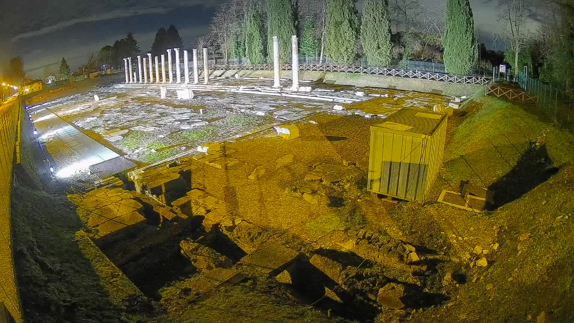 Webcam Foro Romano di Aquileia – Live View of the Ancient Roman Forum