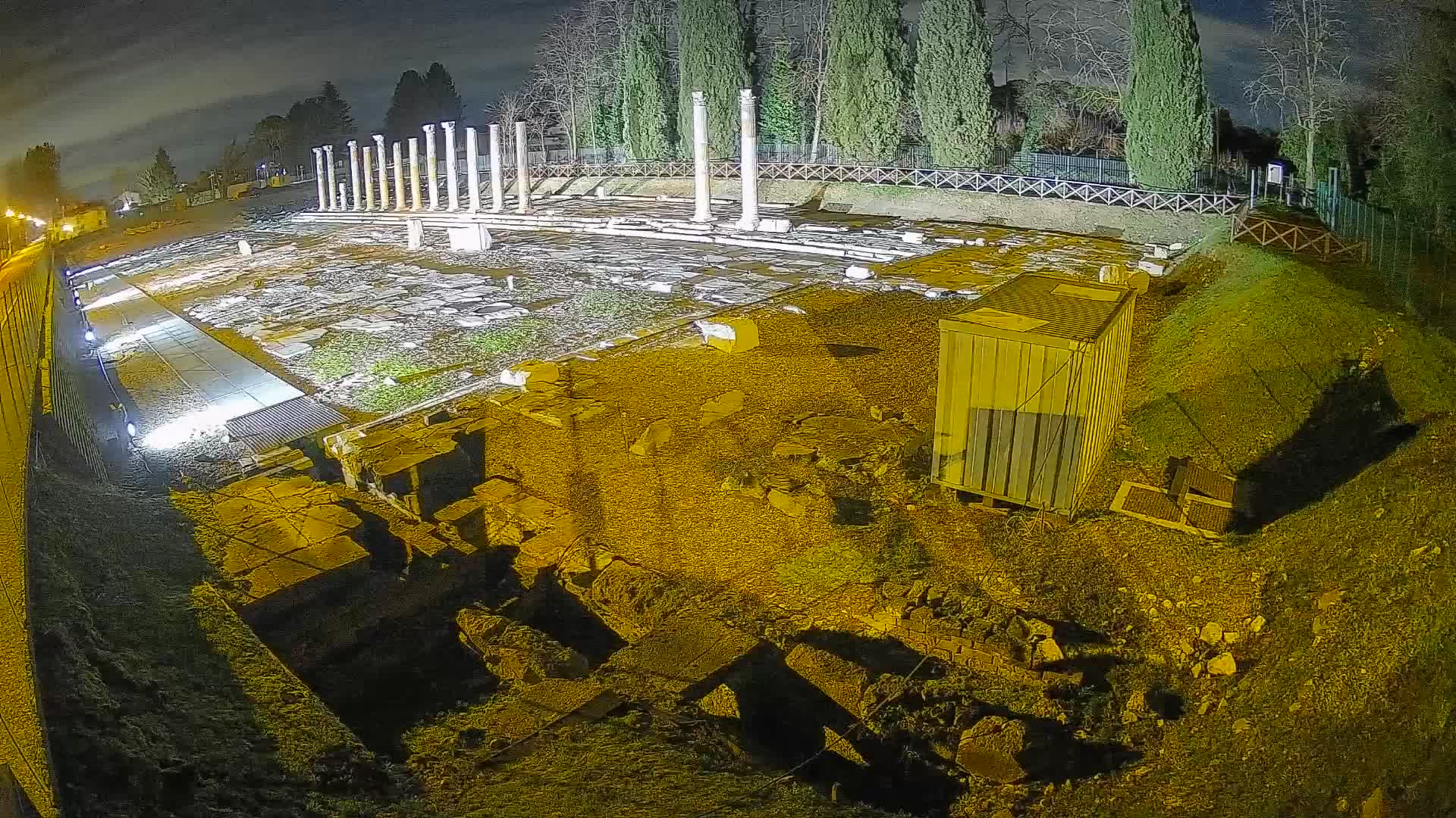 Webcam Foro Romano di Aquileia – Live View of the Ancient Roman Forum
