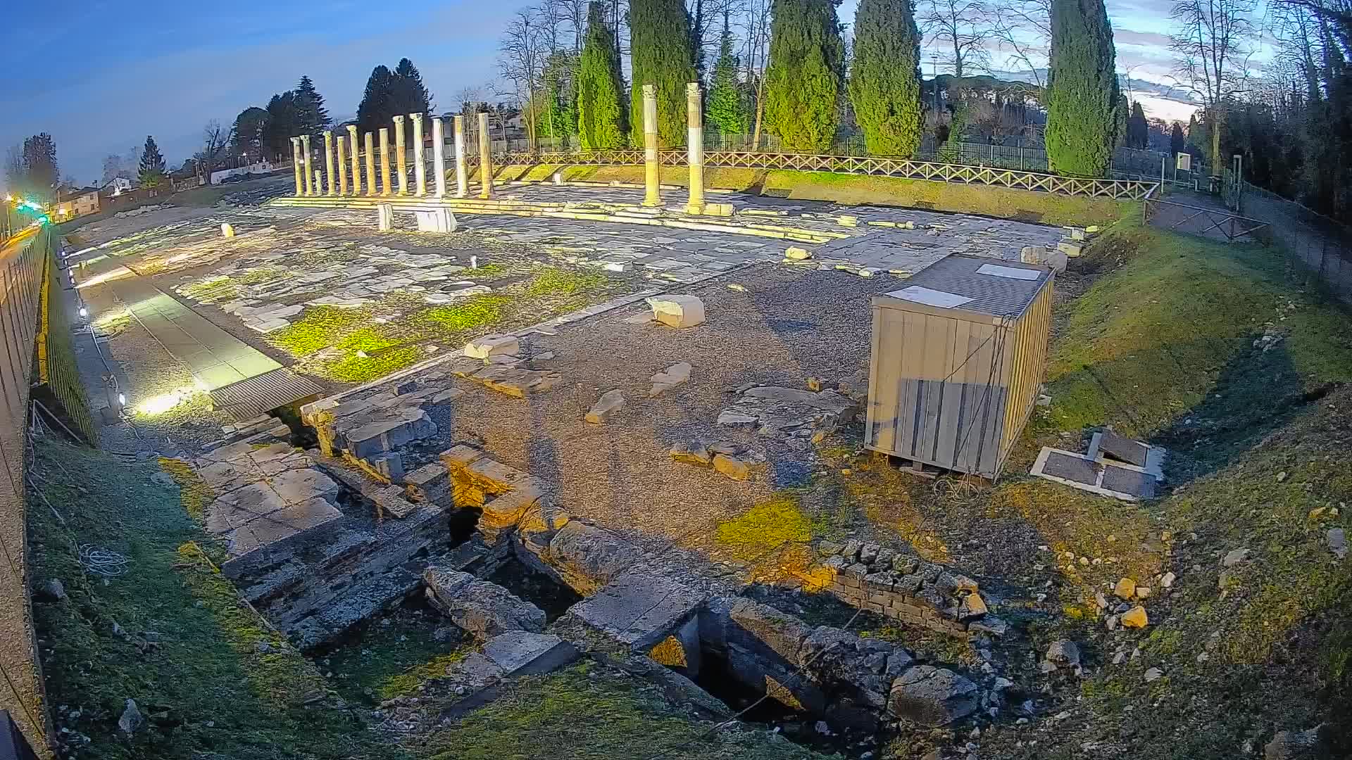 Webcam Foro Romano di Aquileia – Live View of the Ancient Roman Forum