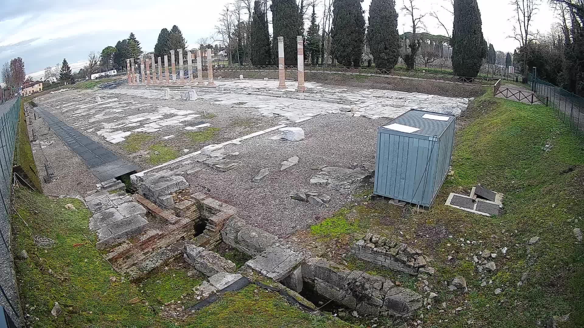 Webcam du Forum Romain d’Aquilée – Vue en direct du site antique