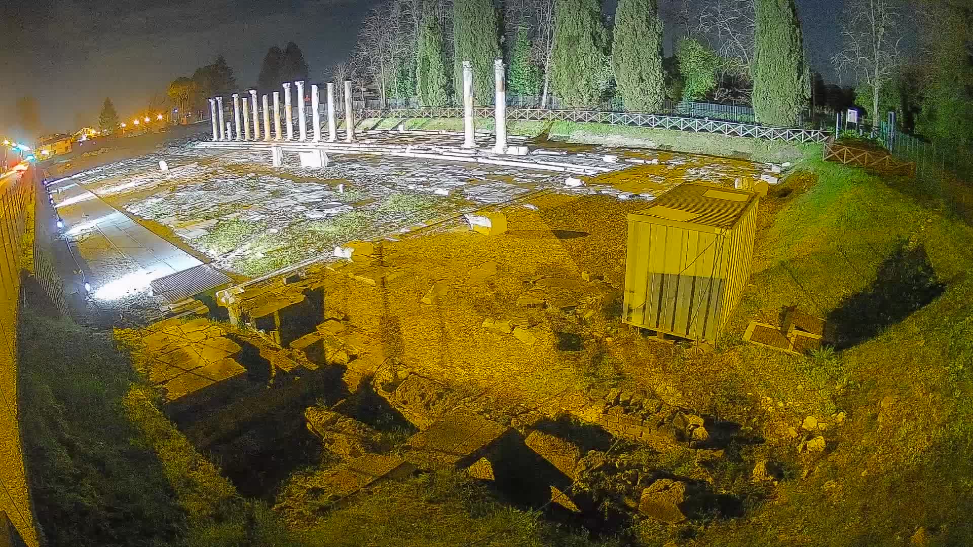 Webcam Foro Romano di Aquileia – Live View of the Ancient Roman Forum