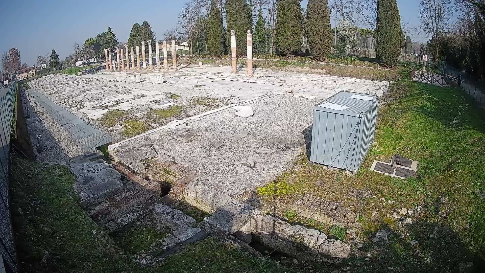 Webcam Foro Romano di Aquileia – Live View of the Ancient Roman Forum