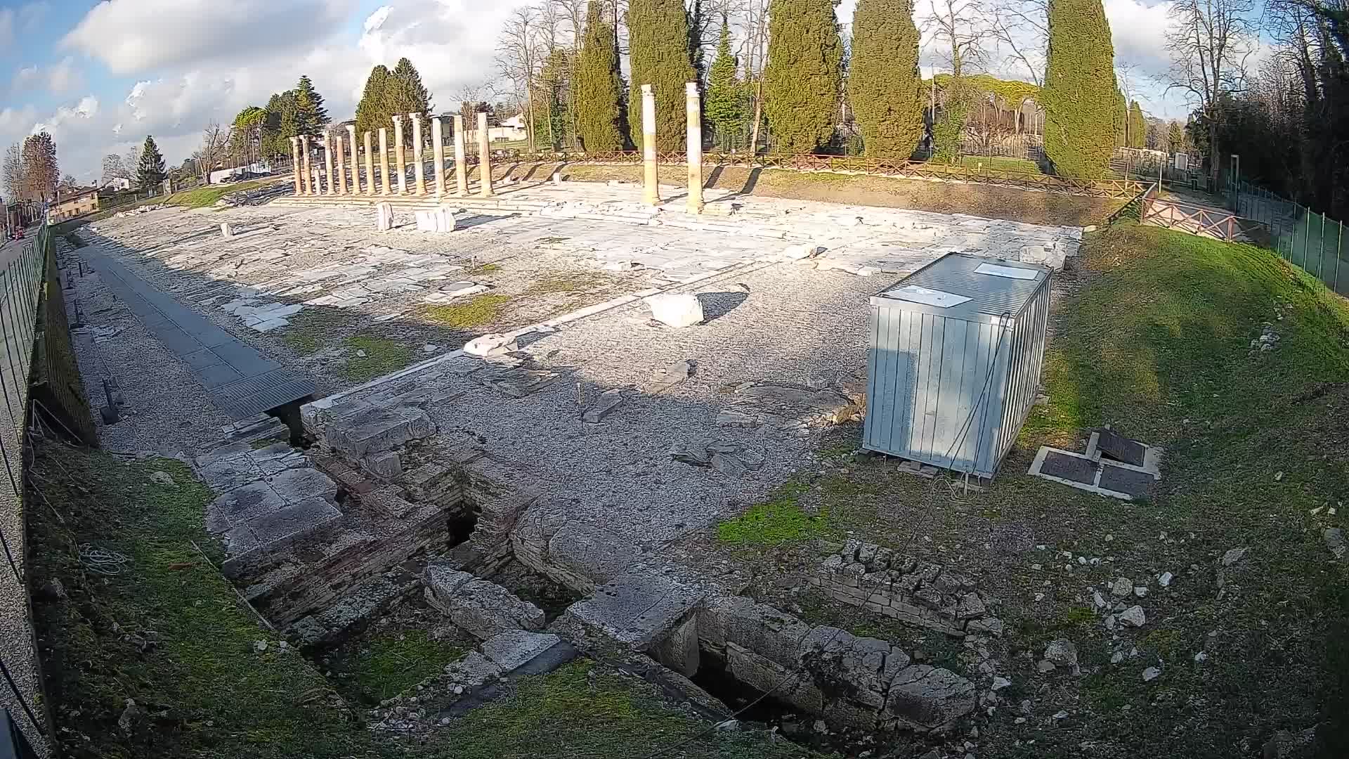 Webcam Foro Romano di Aquileia – Live View of the Ancient Roman Forum