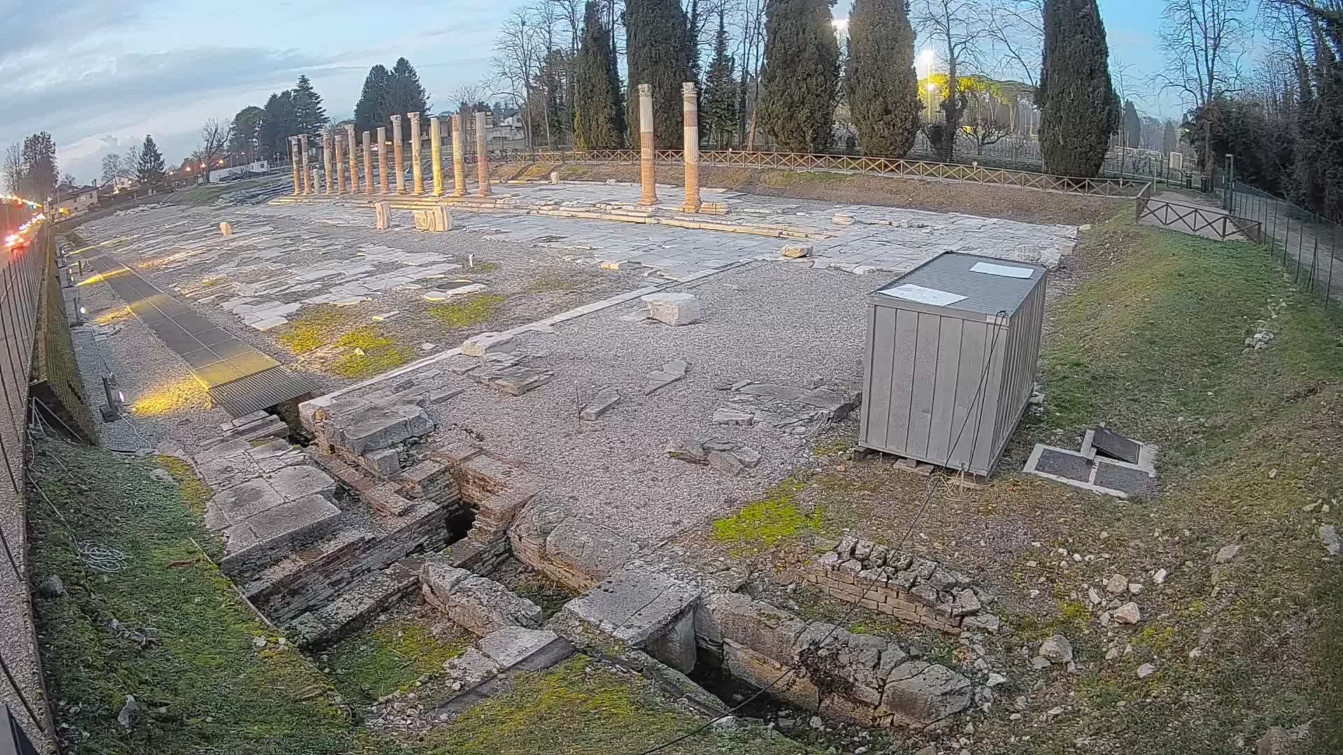 Webcam Foro Romano di Aquileia – Live View of the Ancient Roman Forum