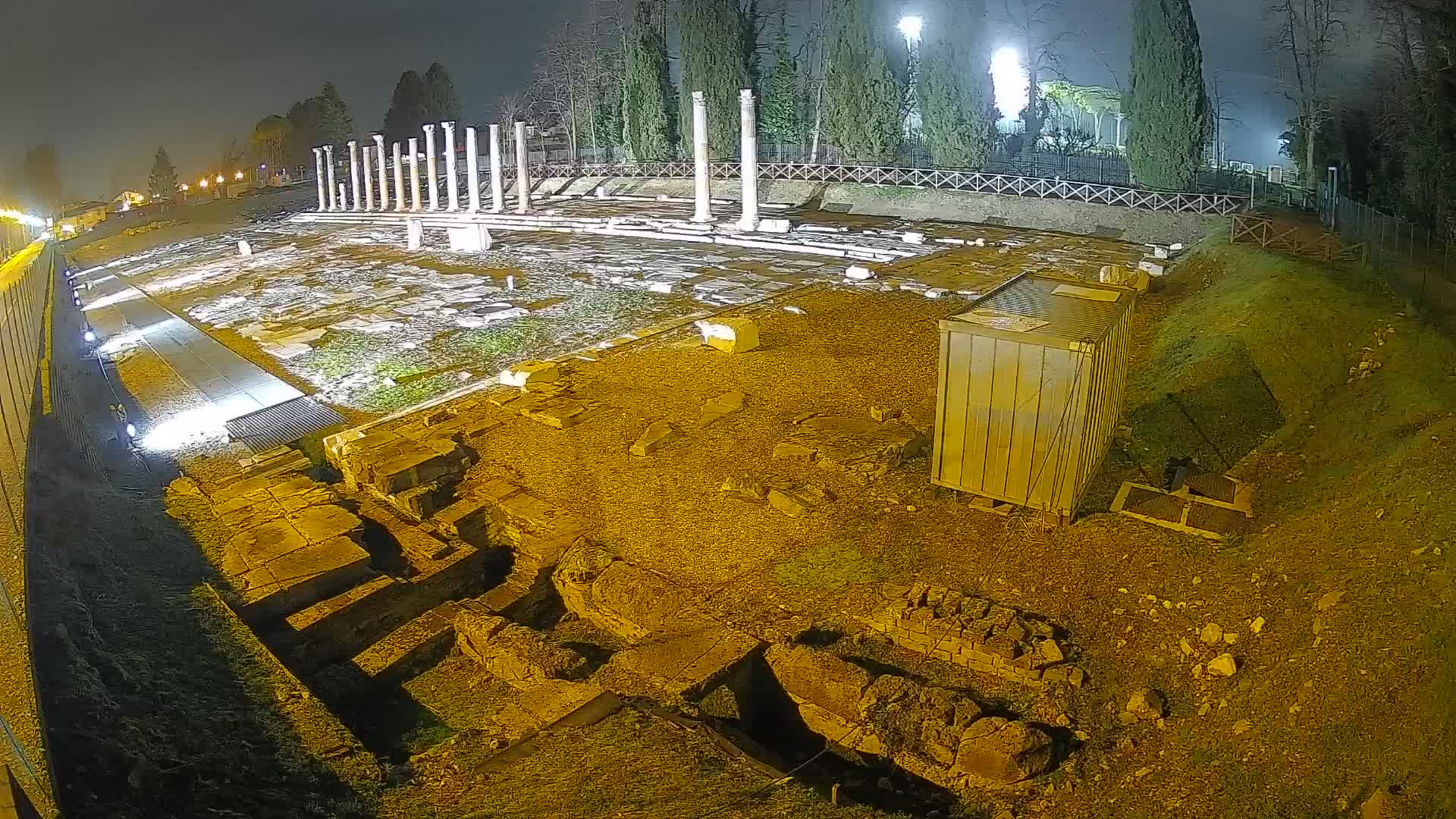 Webcam Foro Romano di Aquileia – Live View of the Ancient Roman Forum