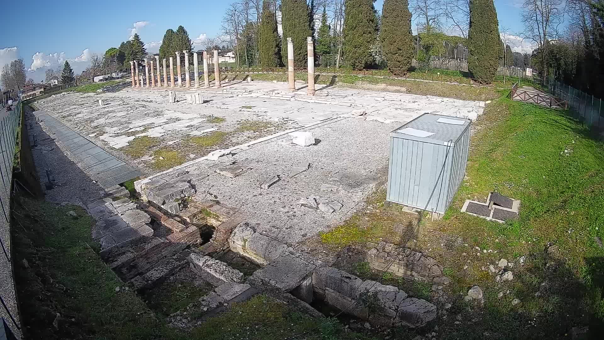 Webcam Foro Romano di Aquileia – Live View of the Ancient Roman Forum