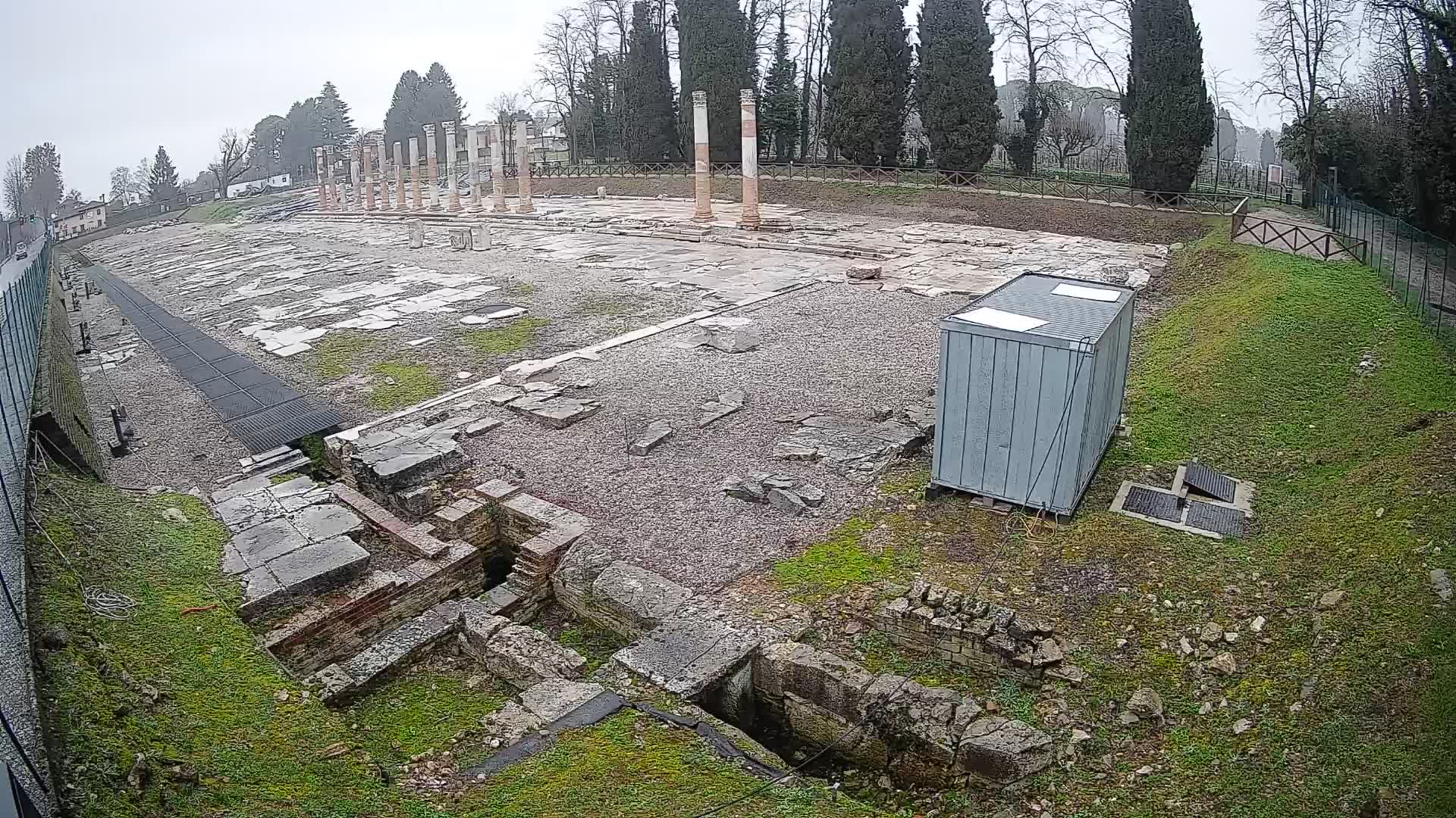 Webcam Foro Romano de Aquileia – Vista en vivo del Foro Romano