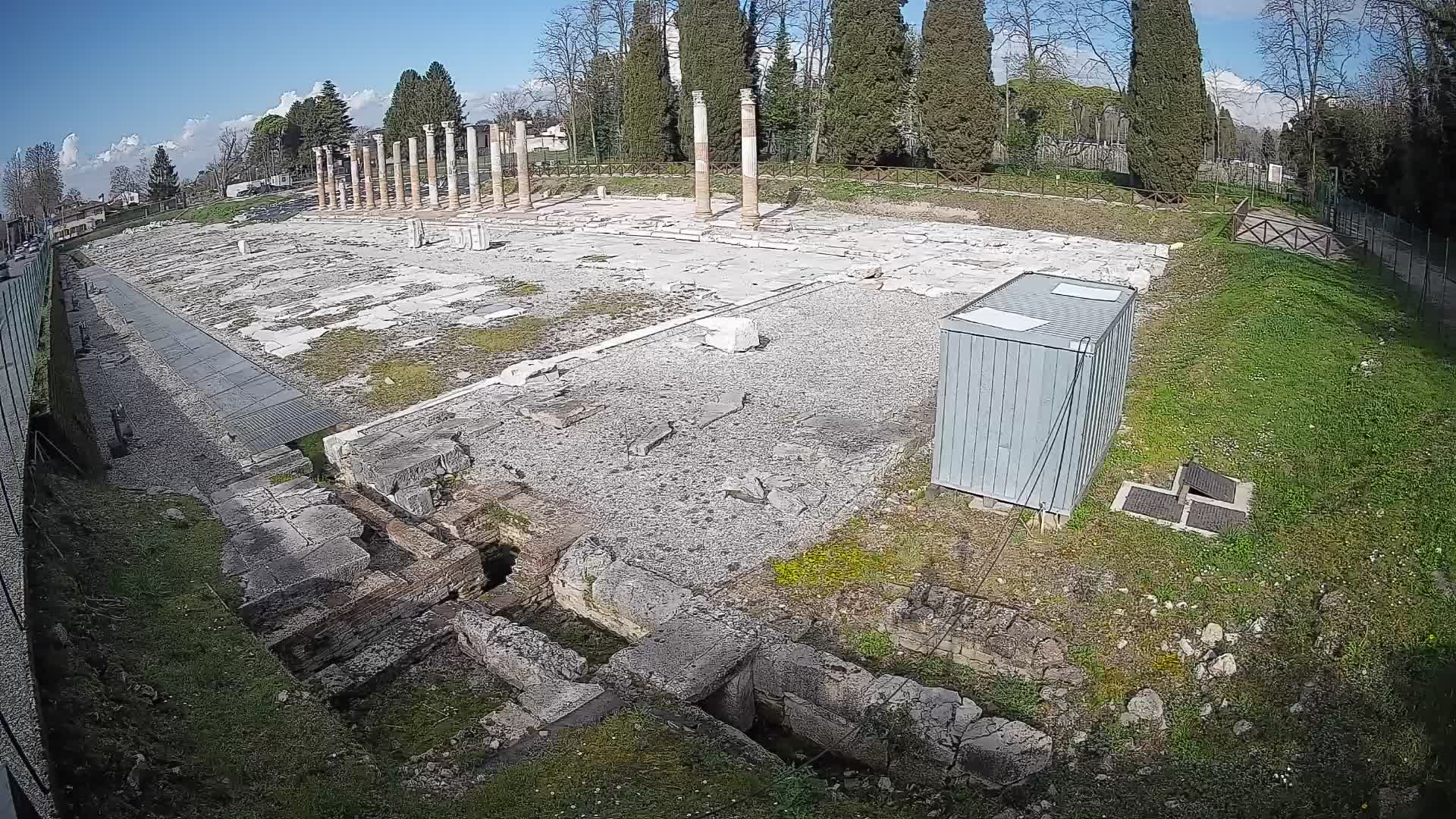 Webcam Foro Romano di Aquileia – Live View of the Ancient Roman Forum