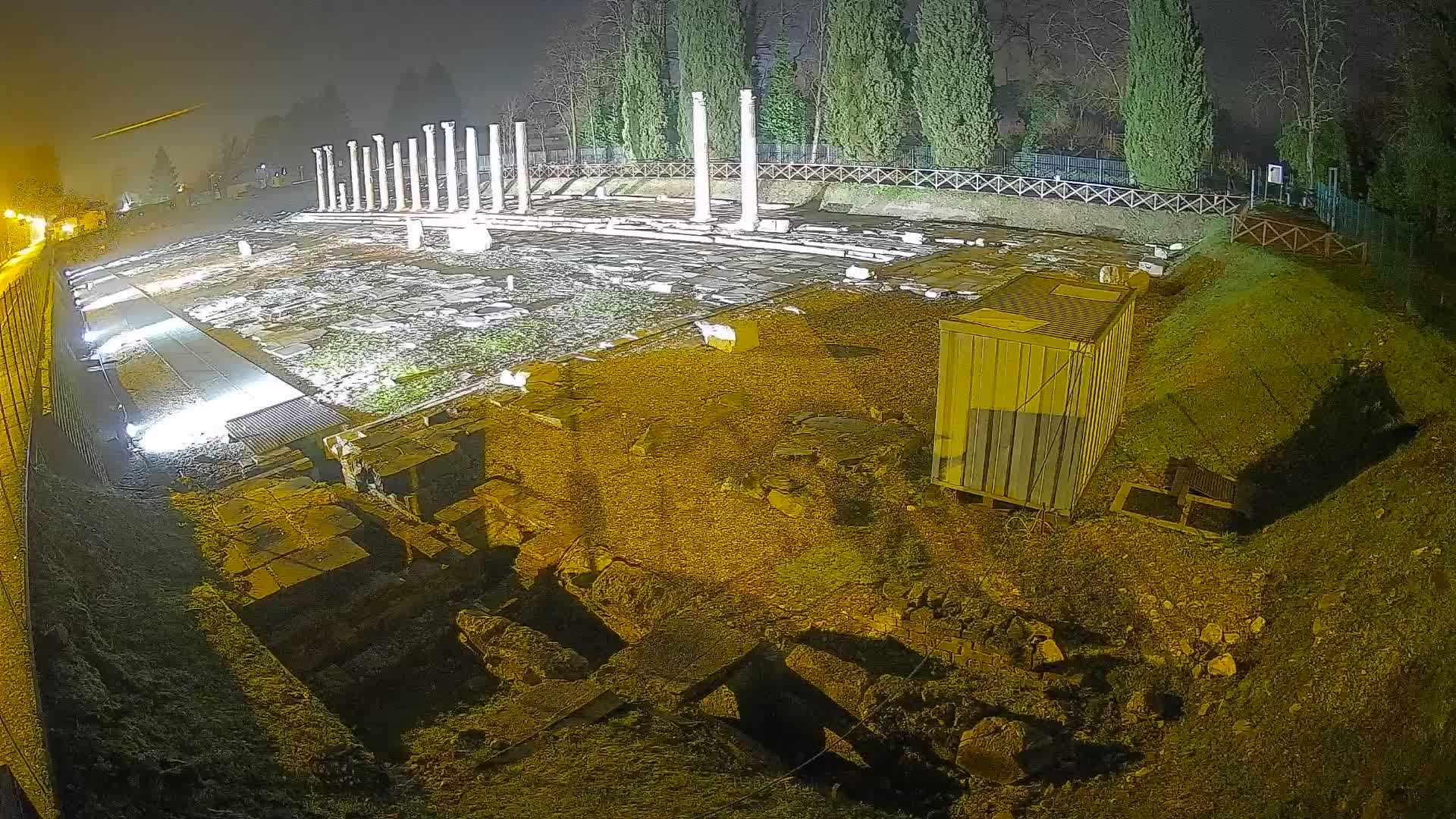 Webcam Foro Romano de Aquileia – Vista en vivo del Foro Romano