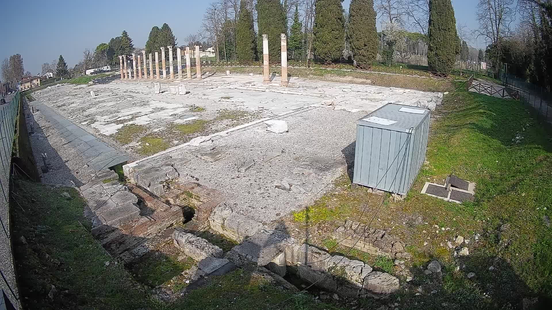 Webcam Foro Romano di Aquileia – Live View of the Ancient Roman Forum