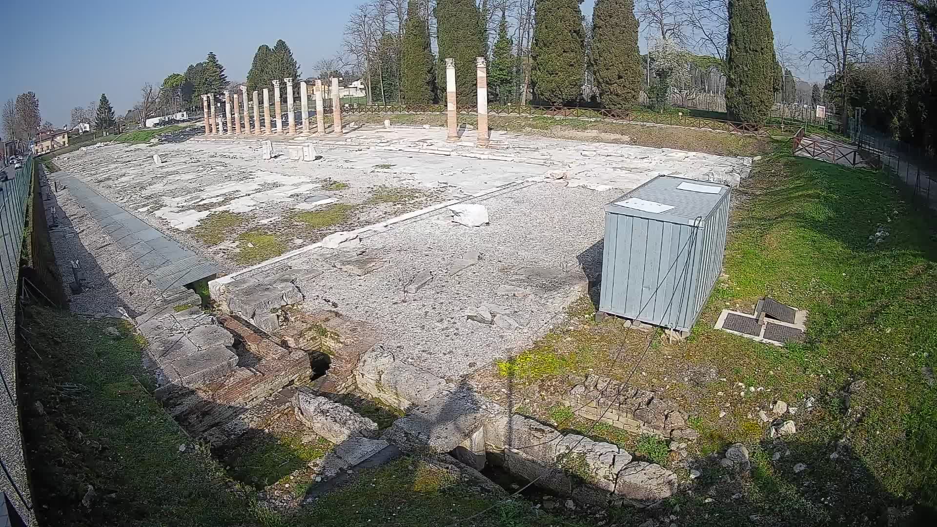 Webcam Foro Romano di Aquileia – Live View of the Ancient Roman Forum