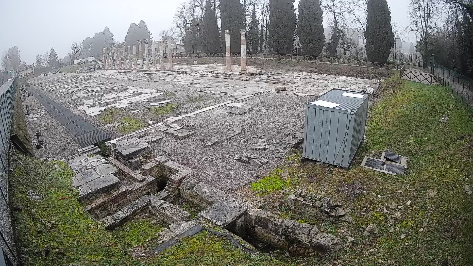 Webcam Foro Romano de Aquileia – Vista en vivo del Foro Romano