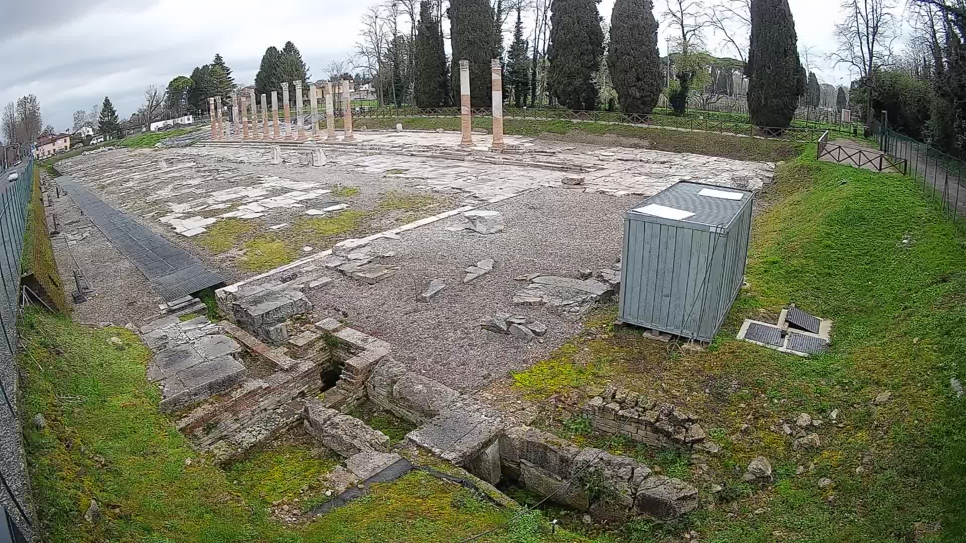 Webcam Foro Romano de Aquileia – Vista en vivo del Foro Romano