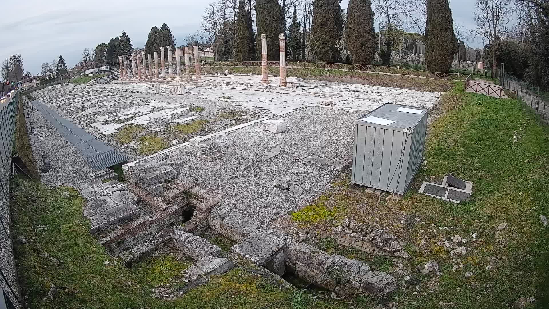 Webcam Forum Romanum von Aquileia – Liveblick auf das antike Zentrum