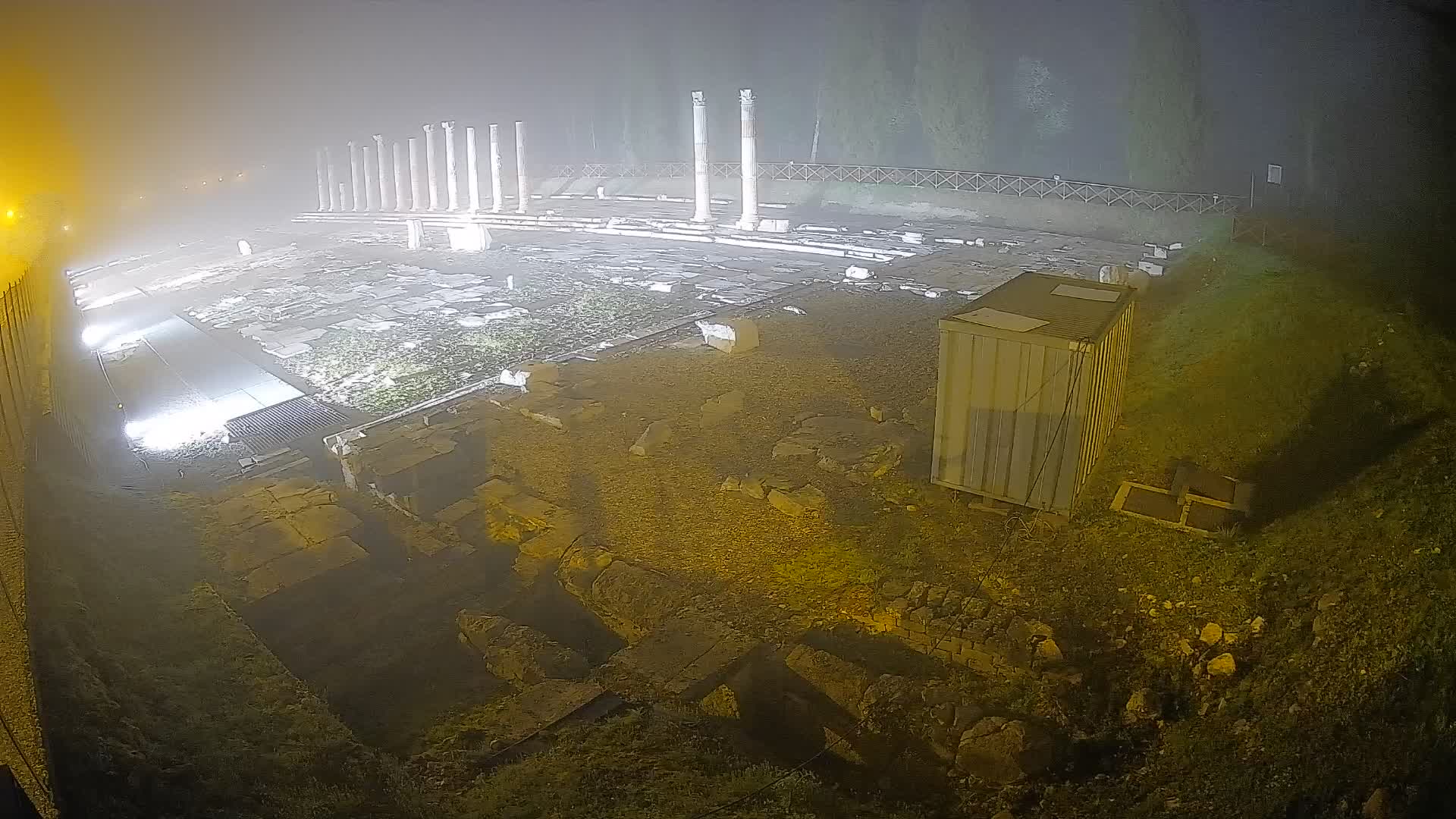 Webcam Foro Romano di Aquileia – Vista live sull’antico Foro