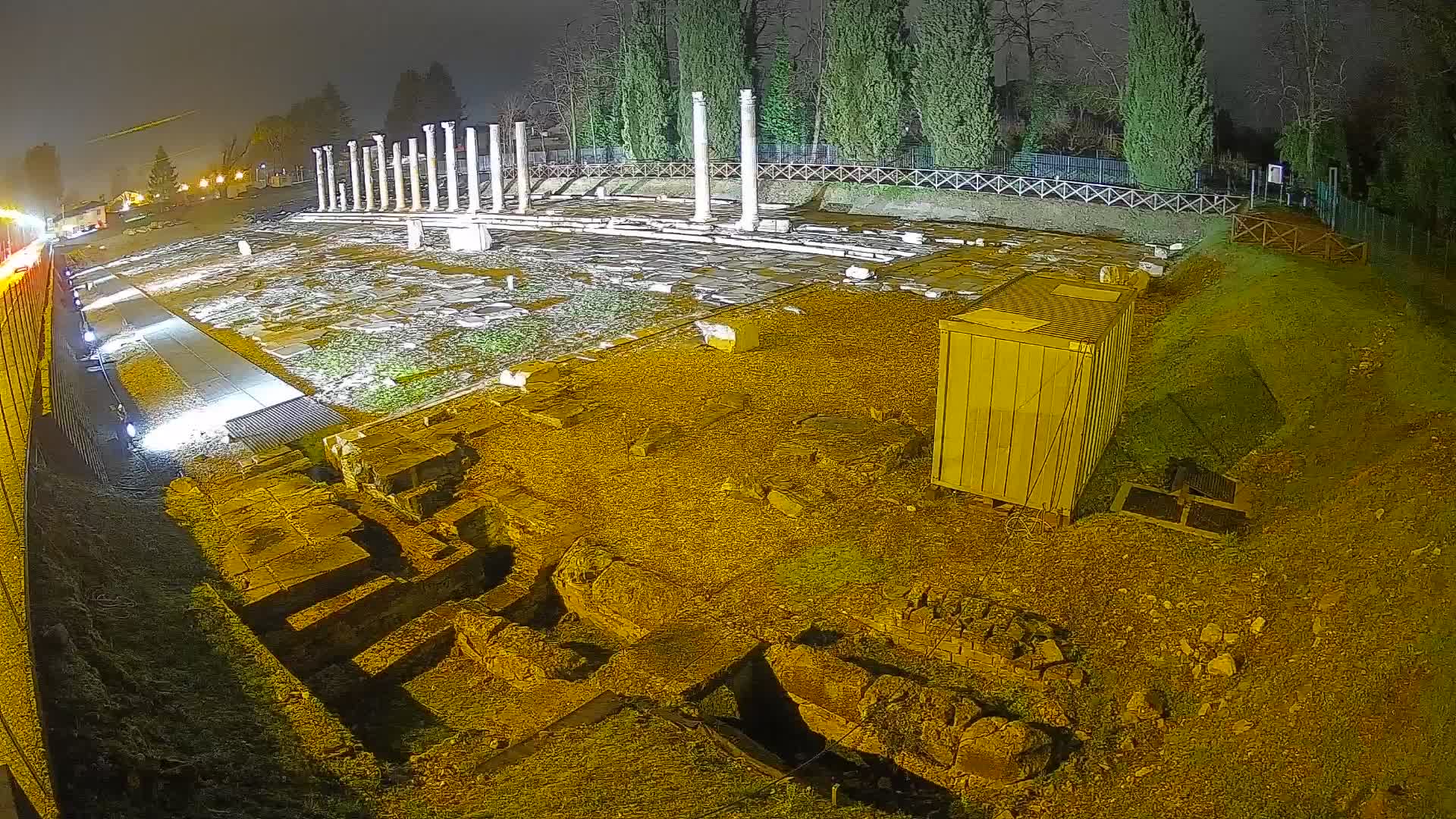 Webcam Foro Romano de Aquileia – Vista en vivo del Foro Romano