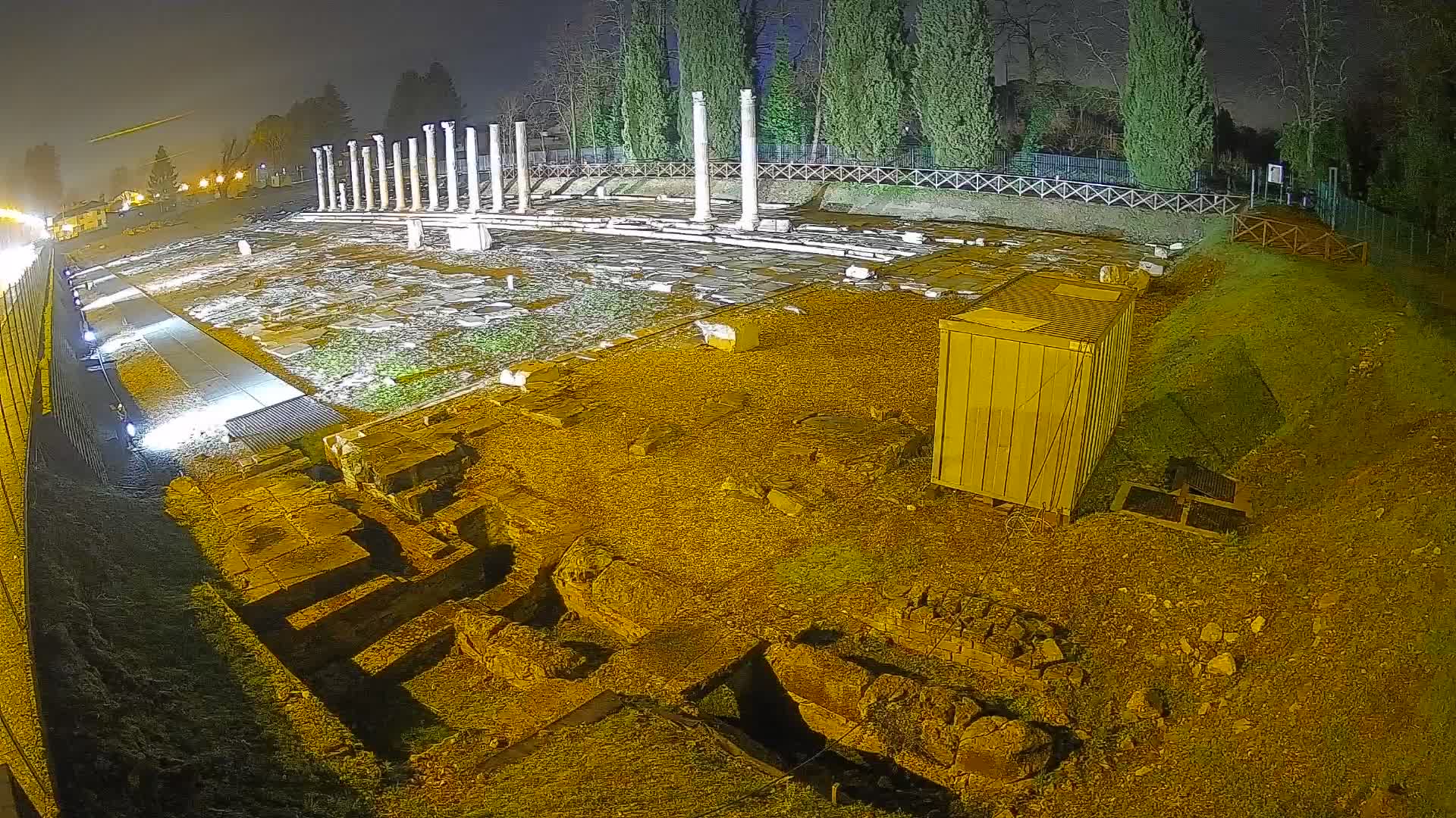 Webcam du Forum Romain d’Aquilée – Vue en direct du site antique