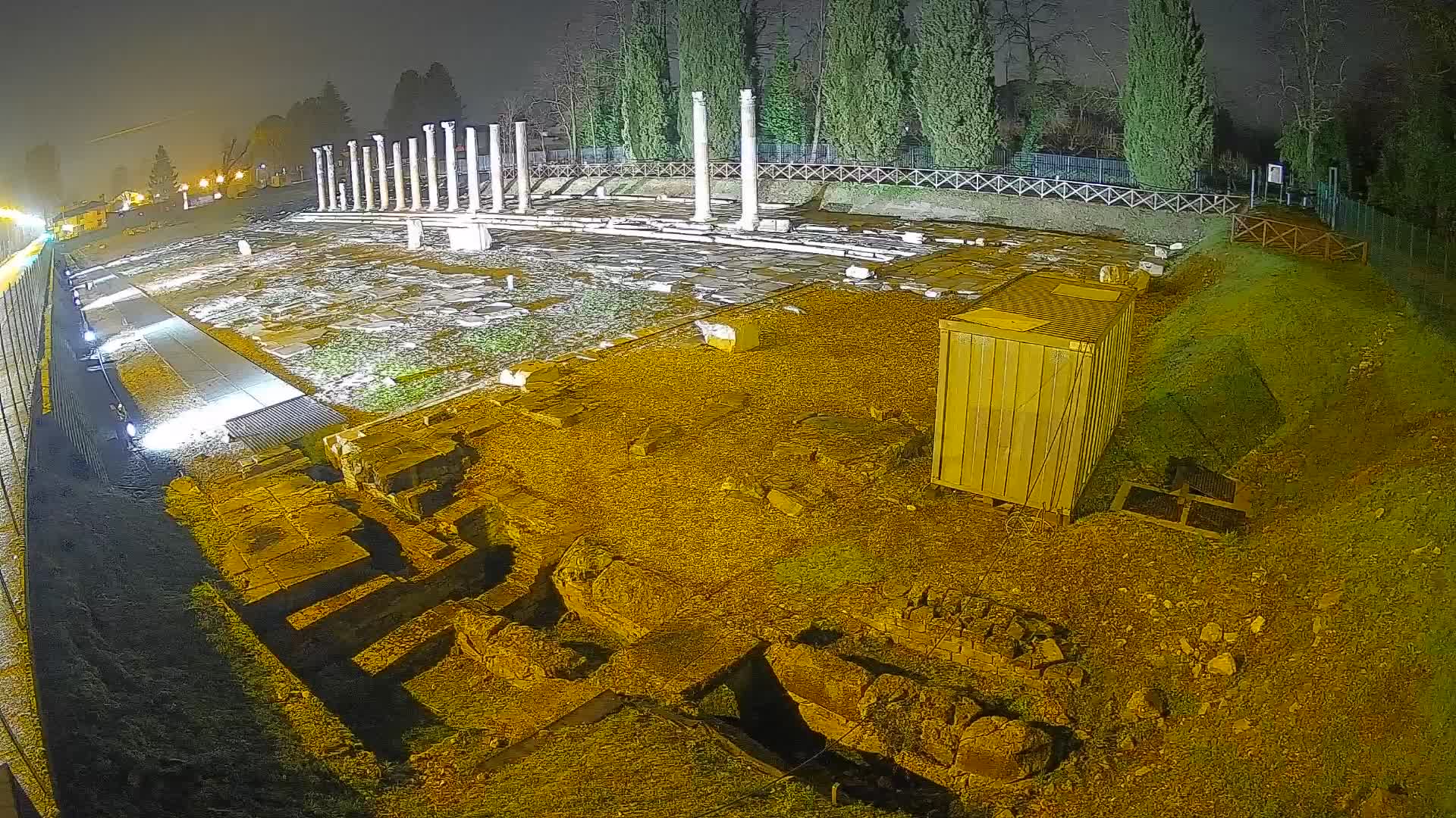 Webcam Forum Romanum von Aquileia – Liveblick auf das antike Zentrum