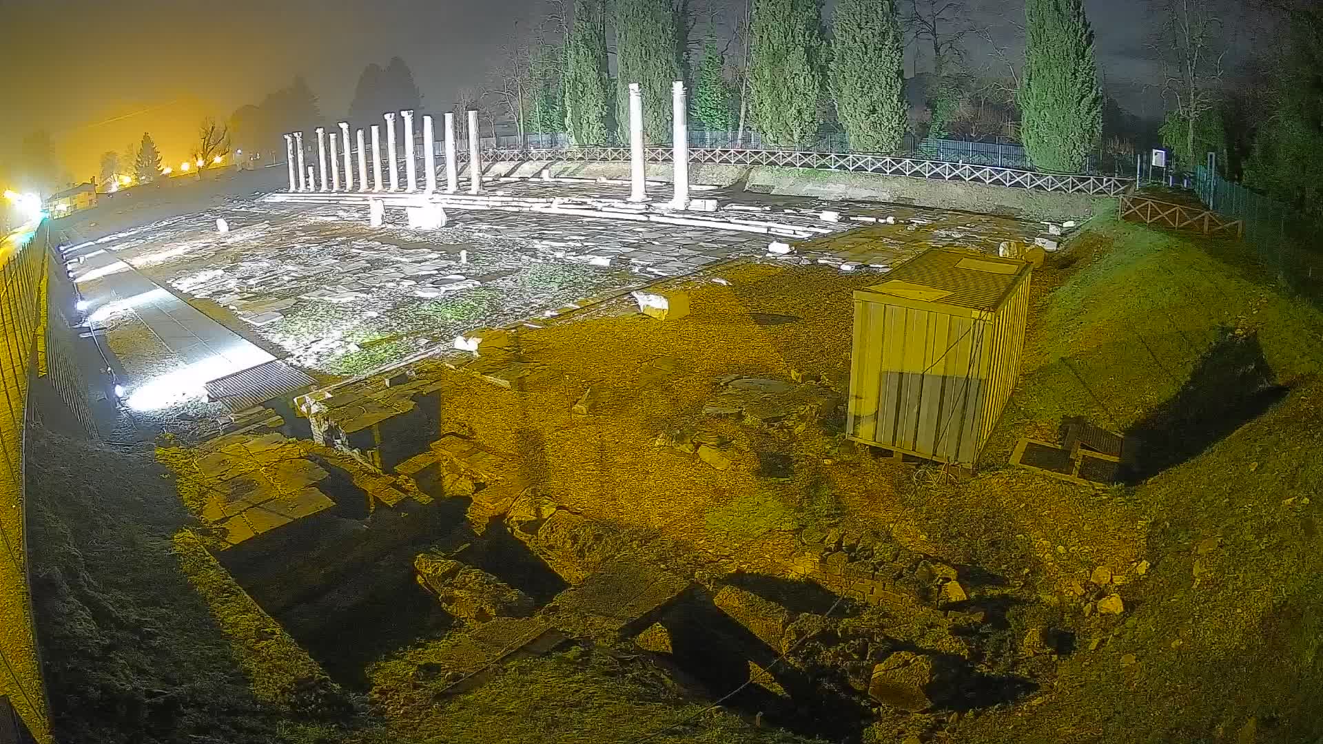 Webcam Forum Romanum von Aquileia – Liveblick auf das antike Zentrum
