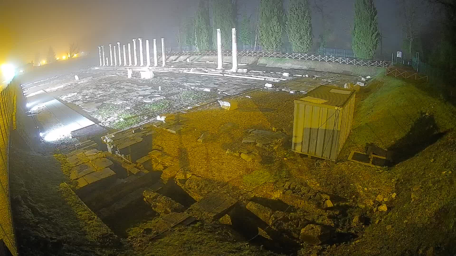 Webcam Forum Romanum von Aquileia – Liveblick auf das antike Zentrum