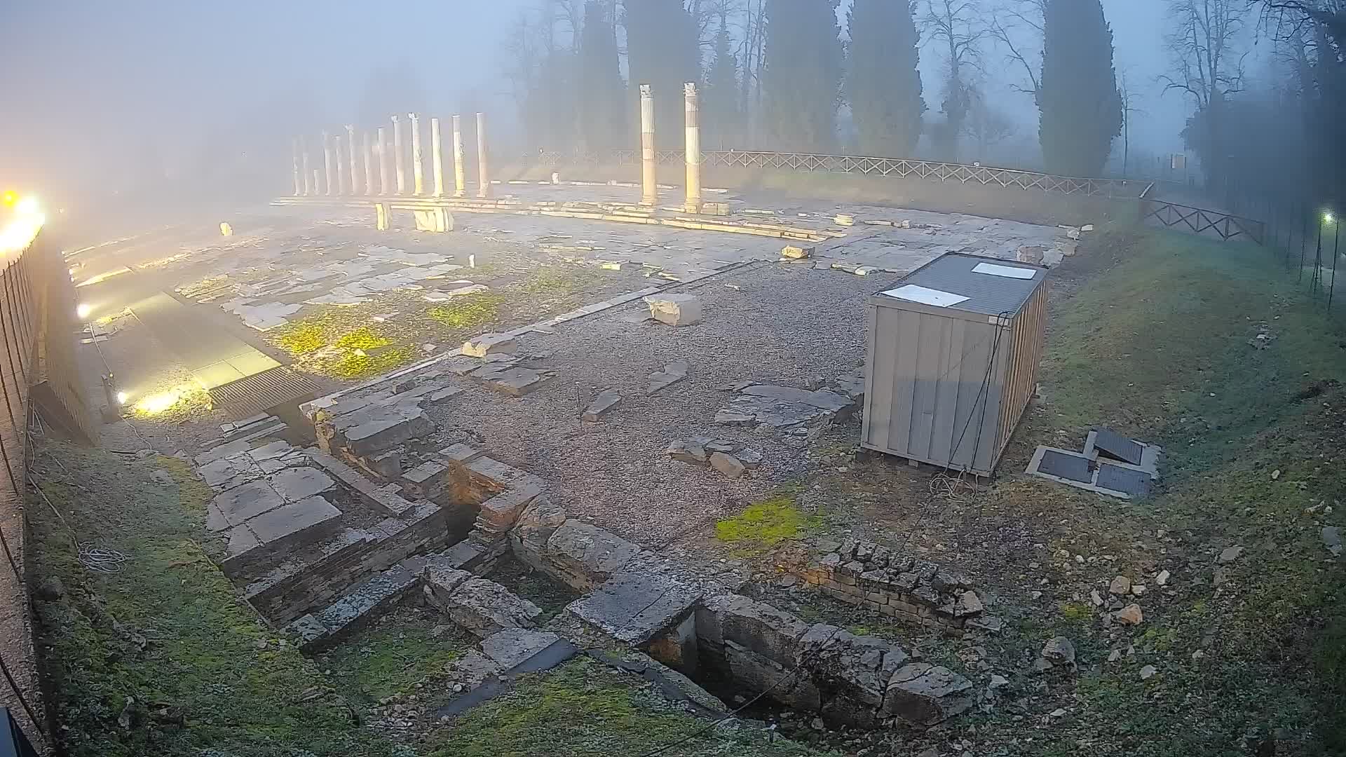 Webcam Foro Romano di Aquileia – Live View of the Ancient Roman Forum