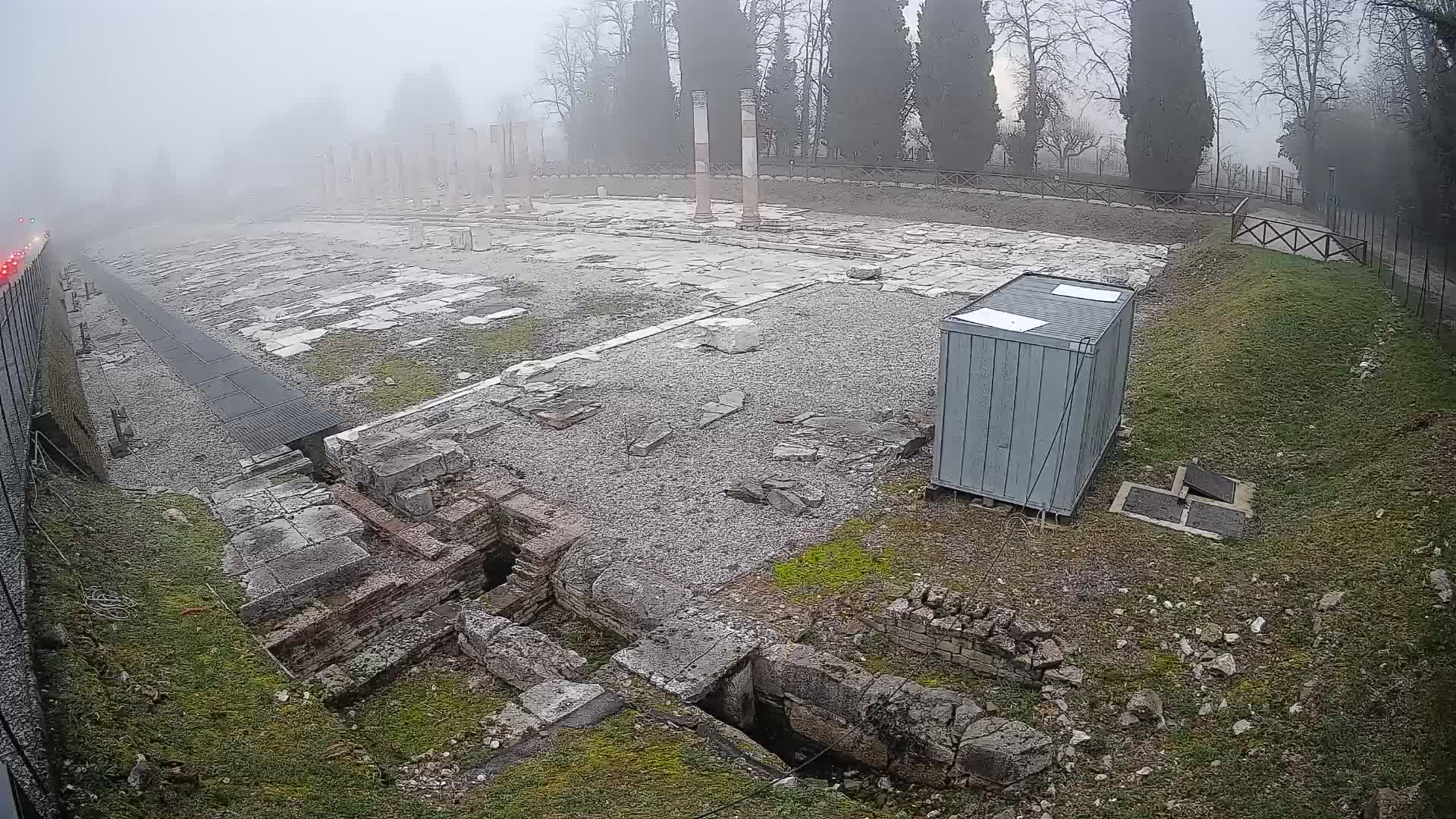 Webcam Foro Romano di Aquileia – Vista live sull’antico Foro