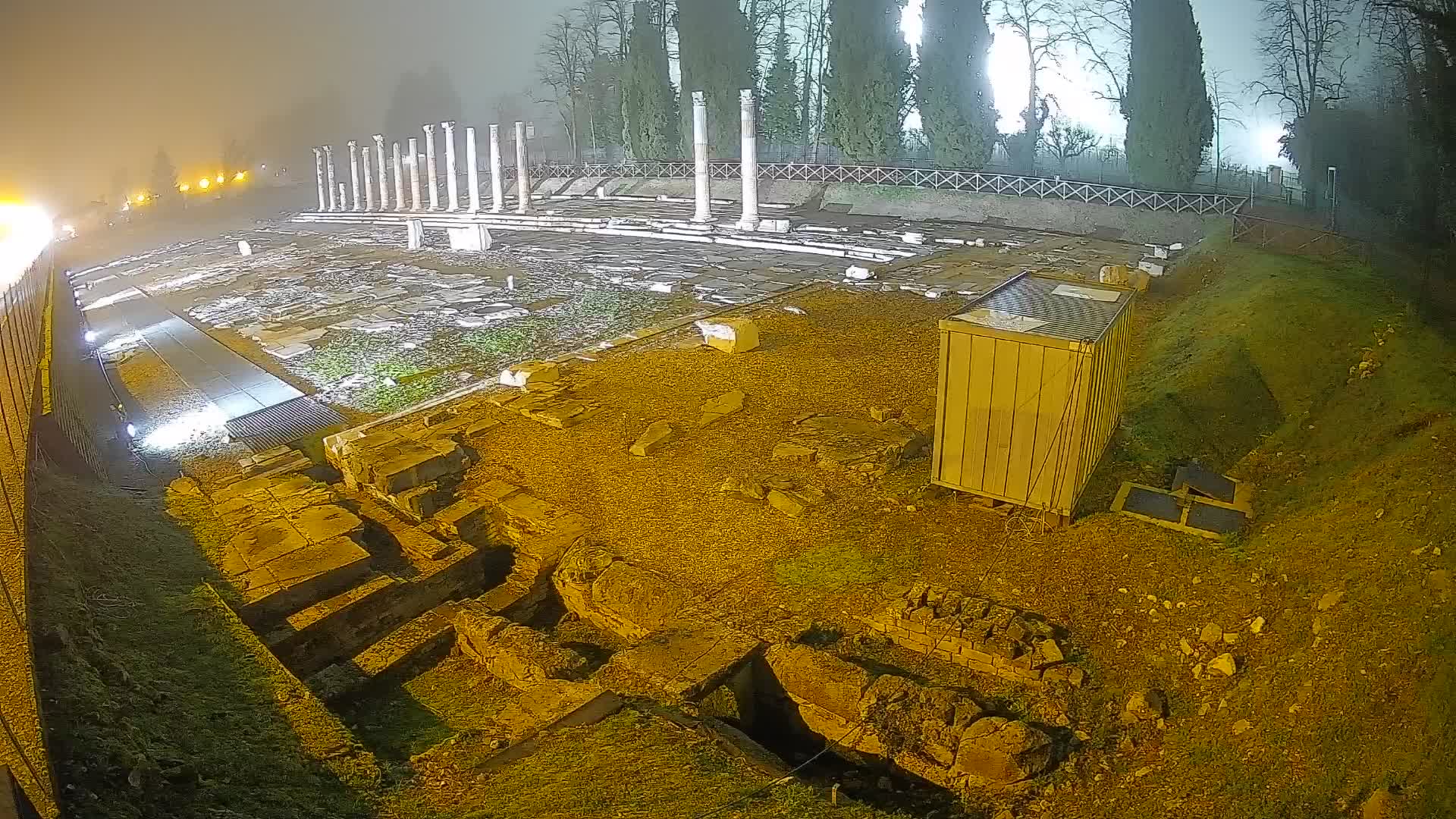 Webcam Foro Romano de Aquileia – Vista en vivo del Foro Romano