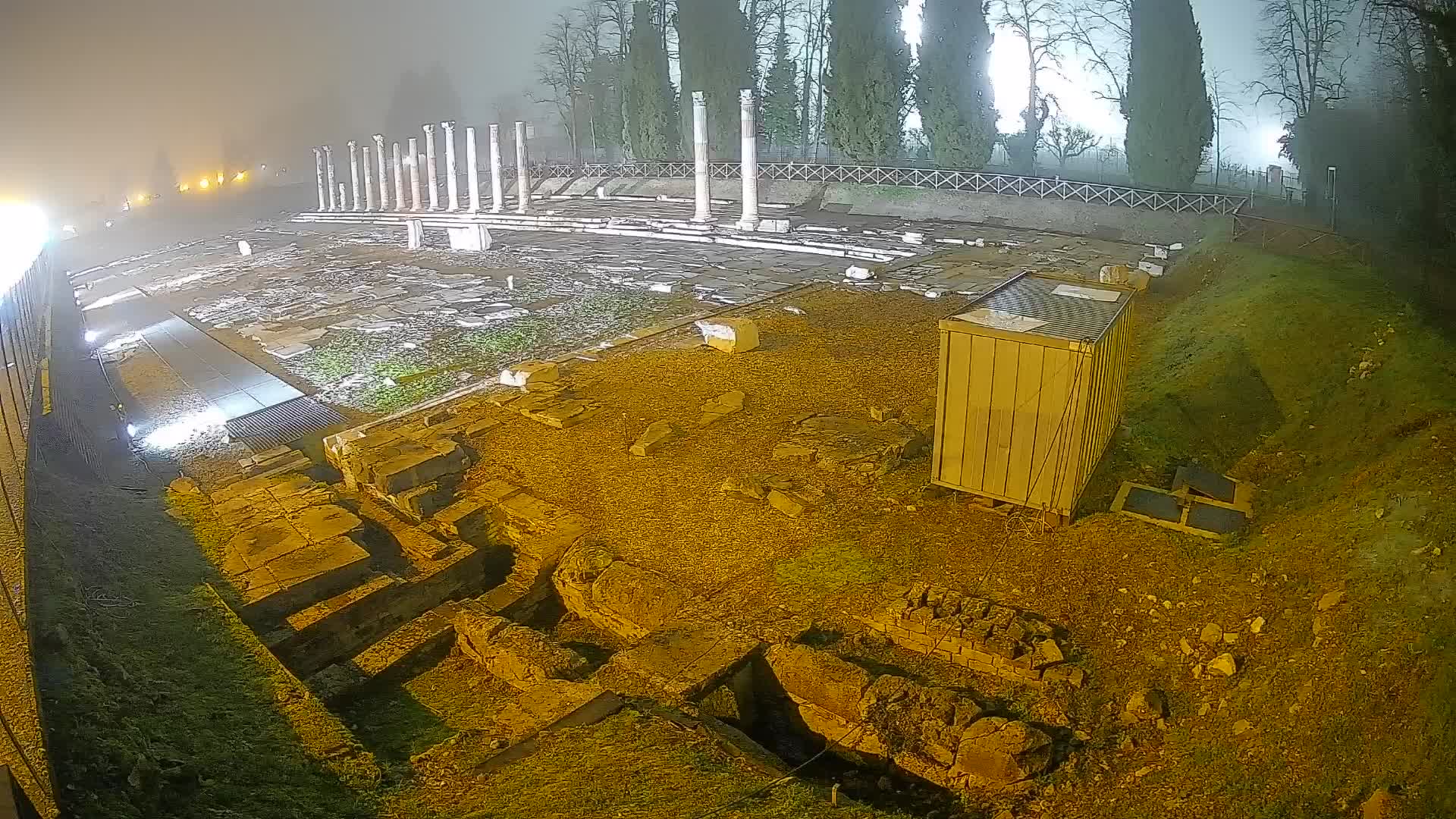 Webcam Forum Romanum von Aquileia – Liveblick auf das antike Zentrum
