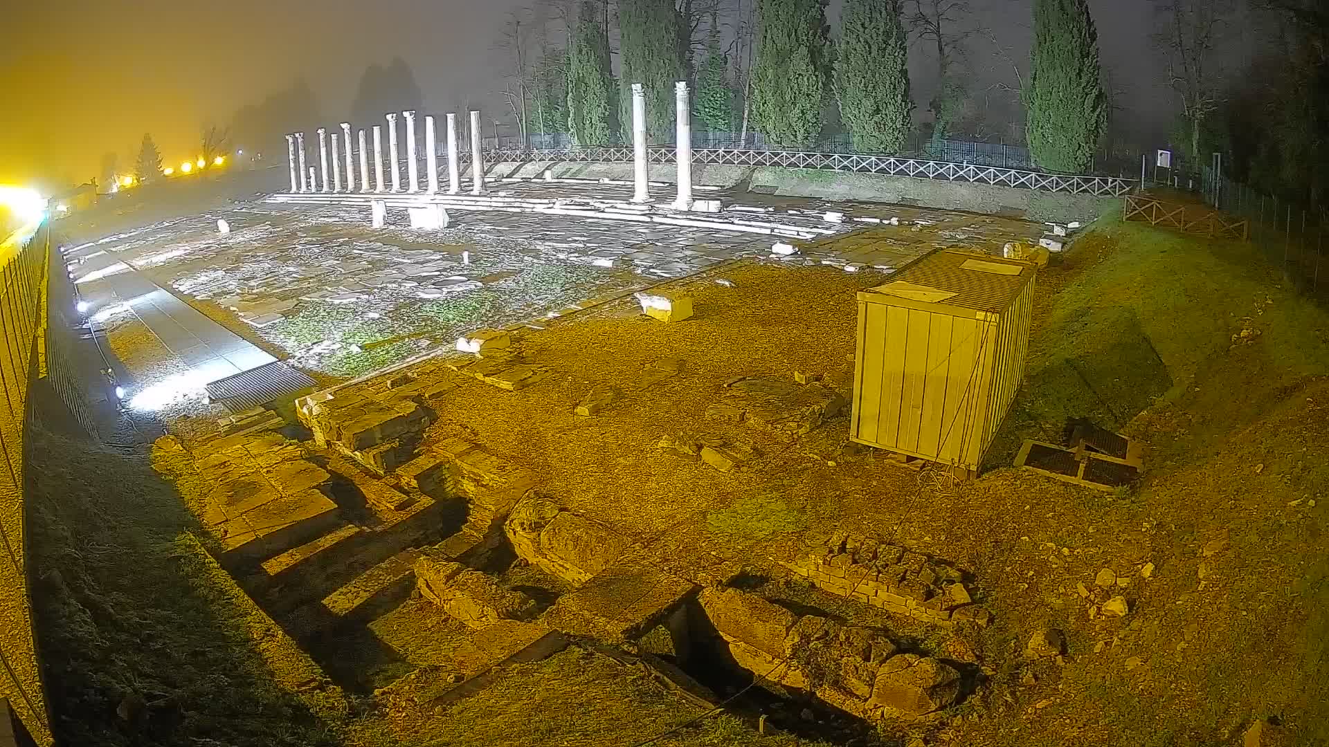 Webcam Forum Romanum von Aquileia – Liveblick auf das antike Zentrum