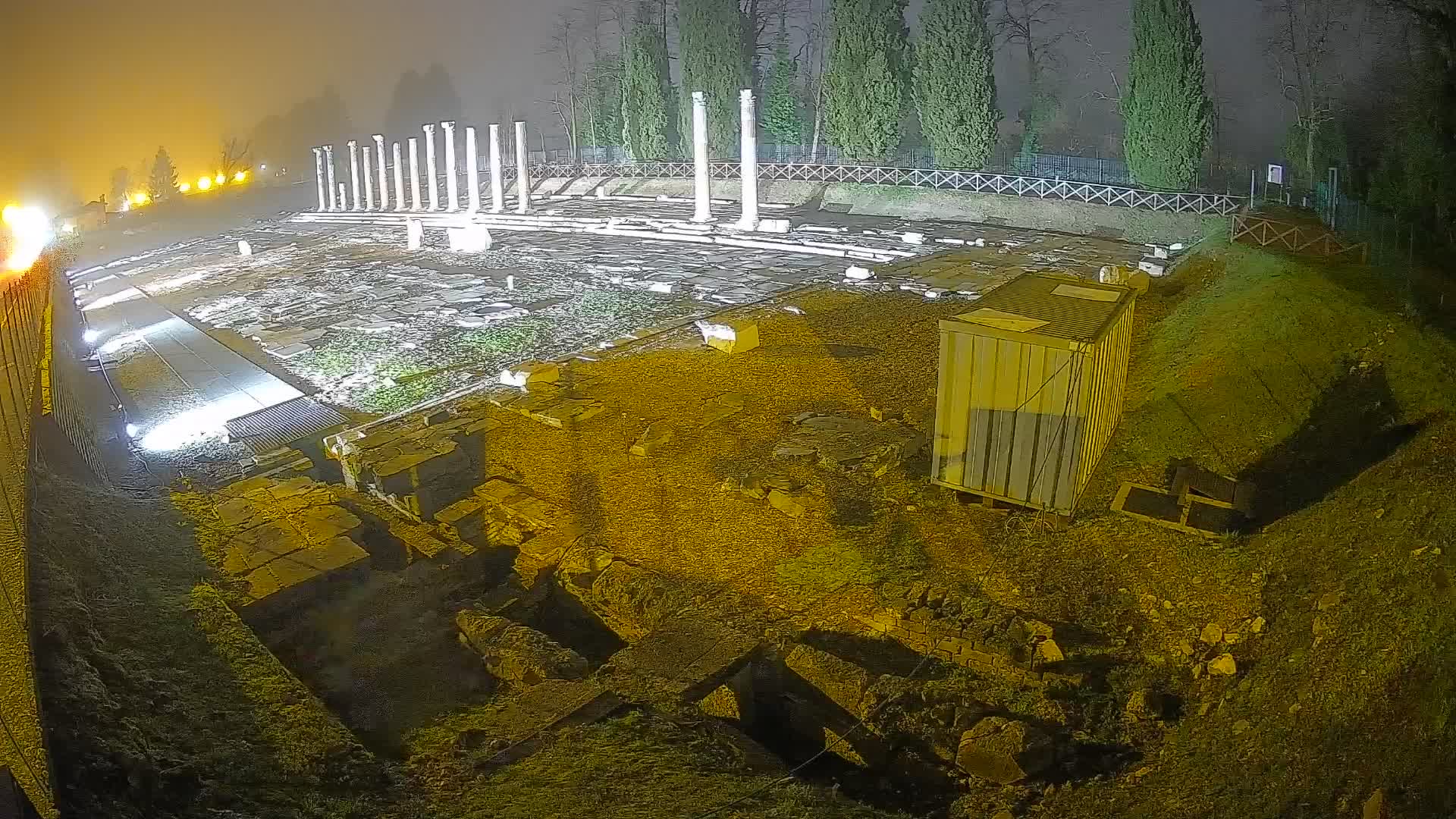 Webcam Foro Romano di Aquileia – Live View of the Ancient Roman Forum