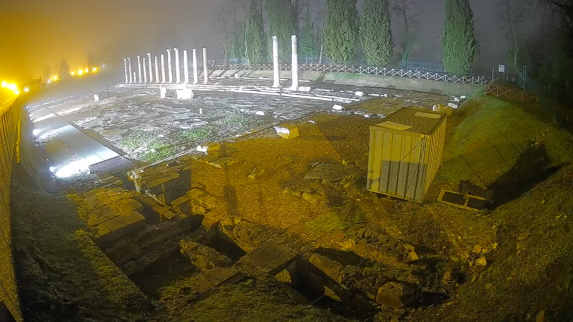 Webcam Foro Romano di Aquileia – Live View of the Ancient Roman Forum