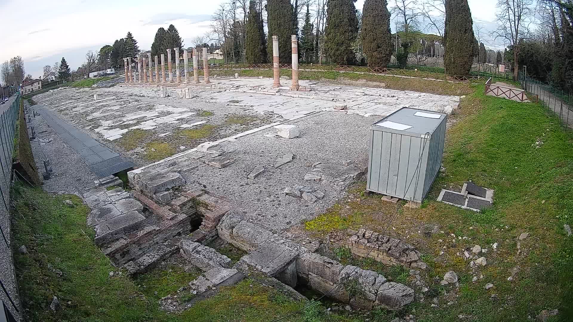 Webcam Forum Romanum von Aquileia – Liveblick auf das antike Zentrum
