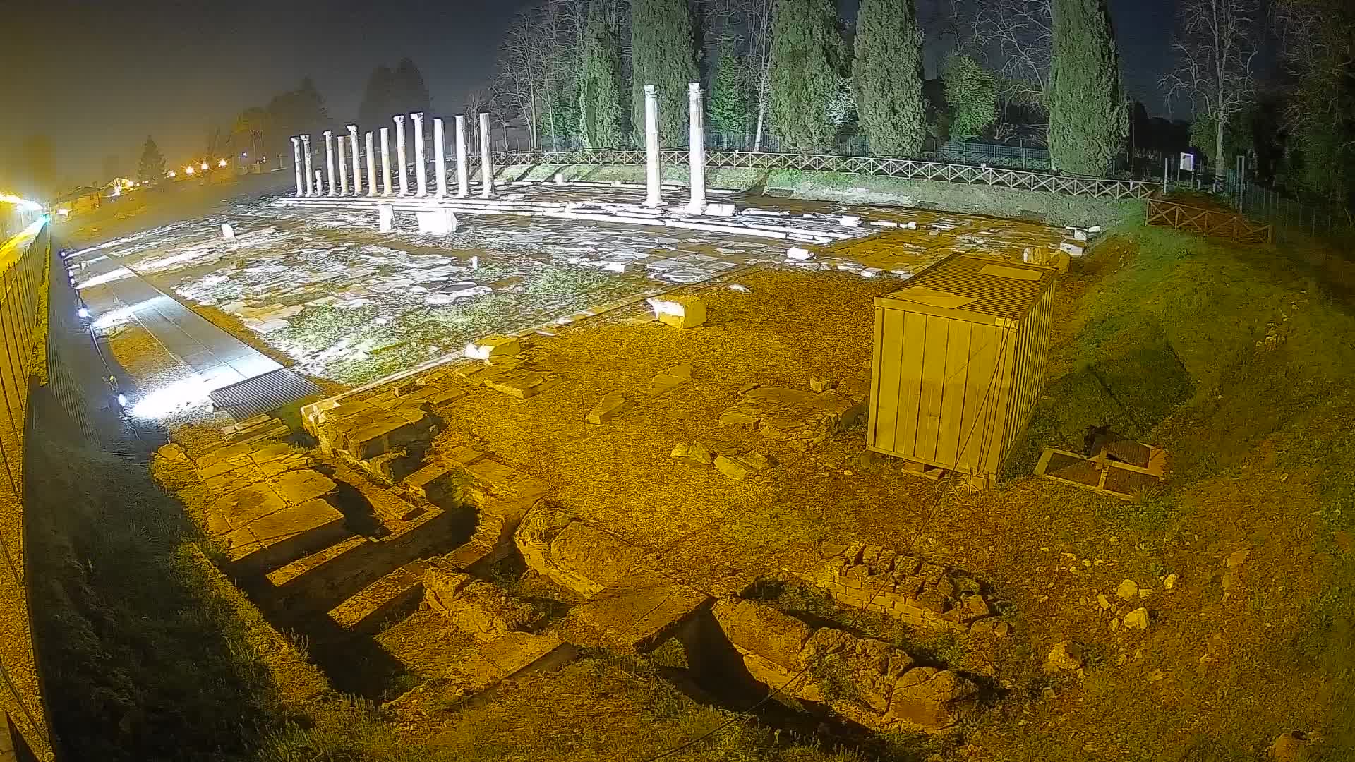 Webcam Forum Romanum von Aquileia – Liveblick auf das antike Zentrum