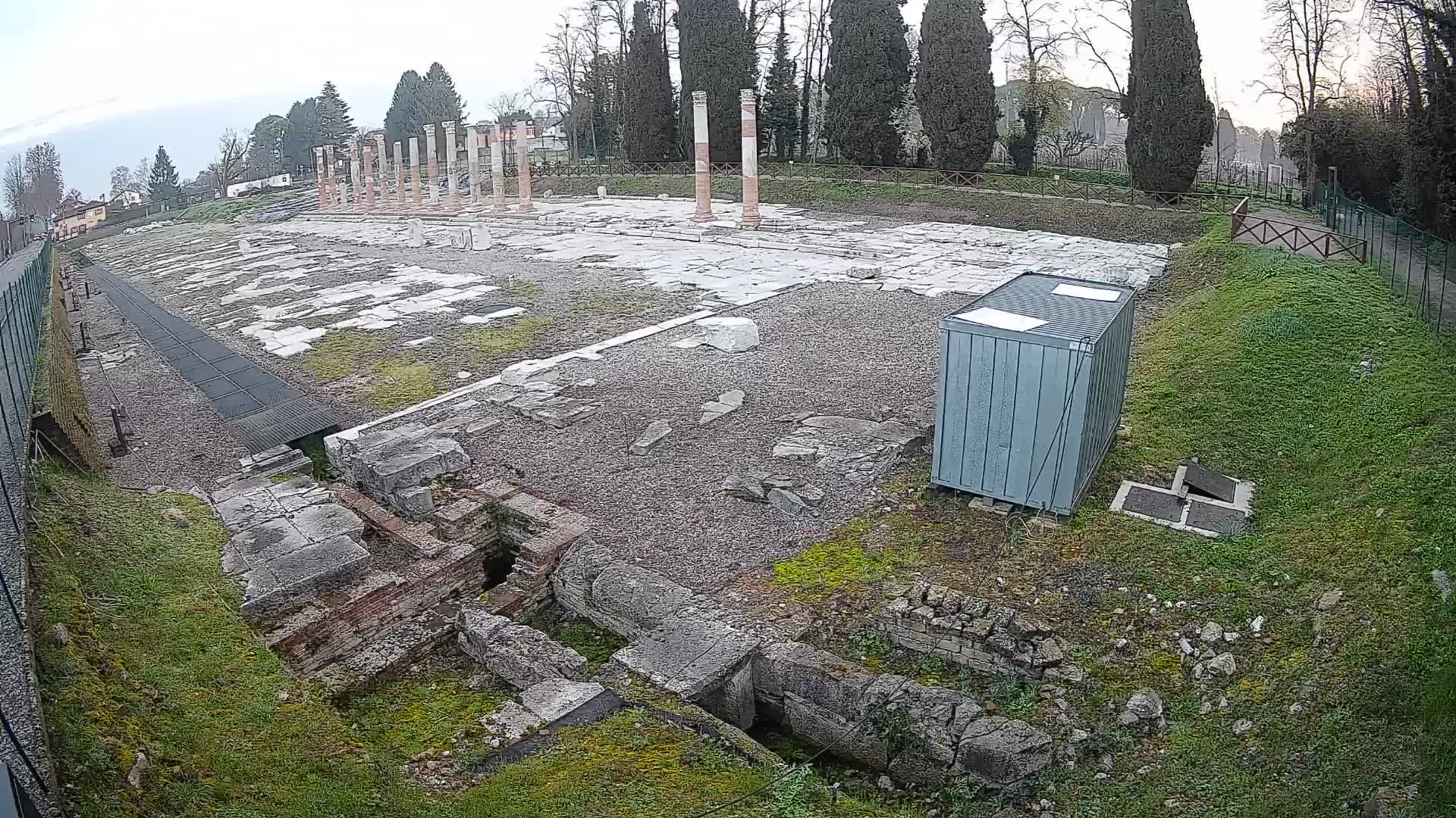 Webcam Forum Romanum von Aquileia – Liveblick auf das antike Zentrum