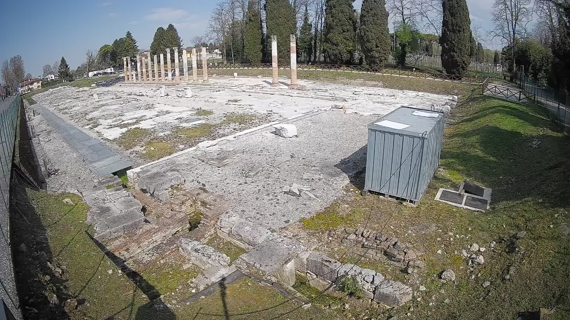 Webcam Forum Romanum von Aquileia – Liveblick auf das antike Zentrum