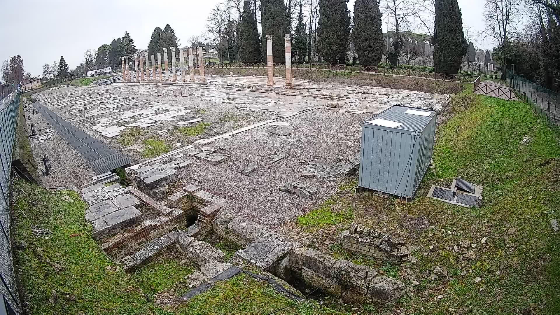 Webcam Forum Romanum von Aquileia – Liveblick auf das antike Zentrum